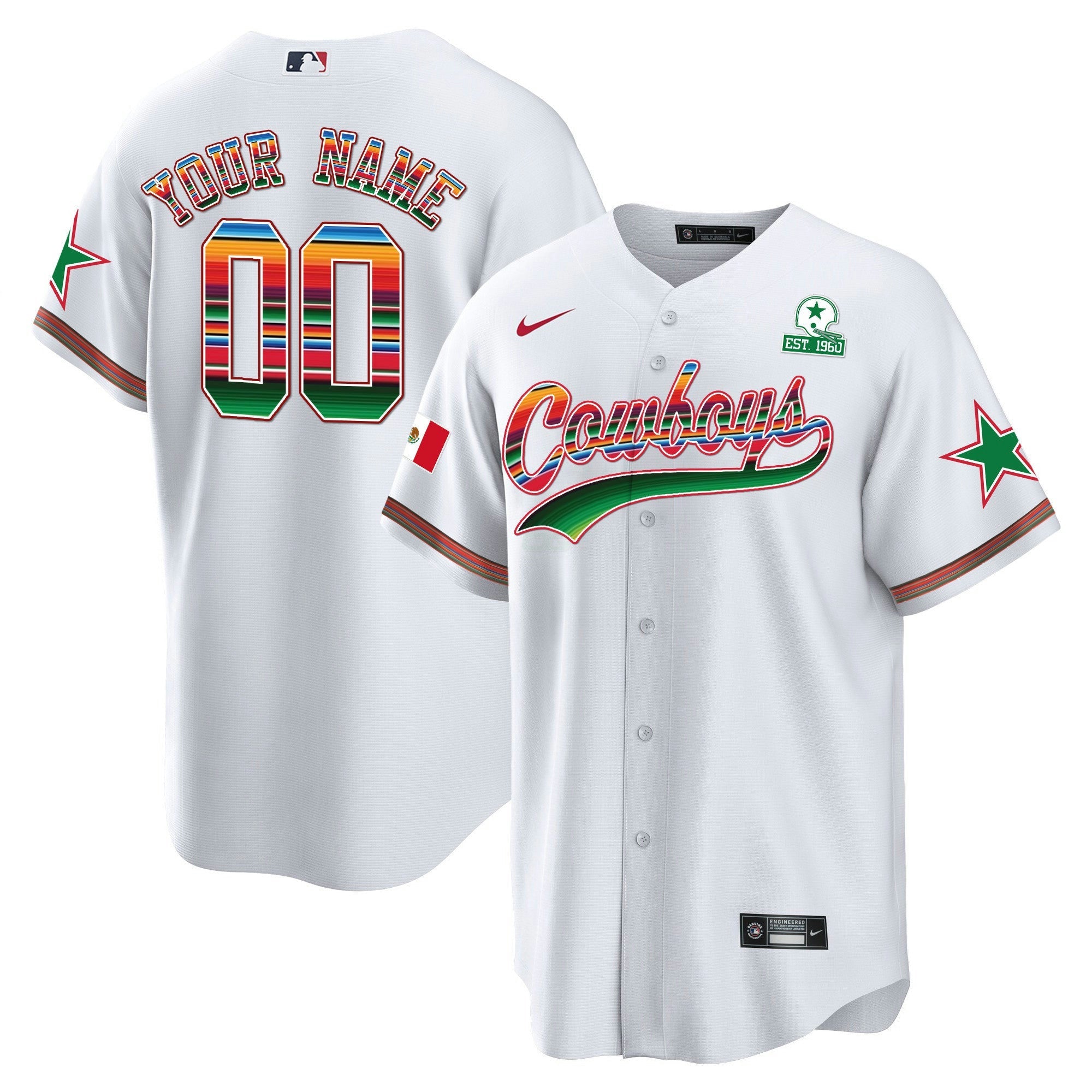 Camisa NFL Baseball Mexico Jersey
