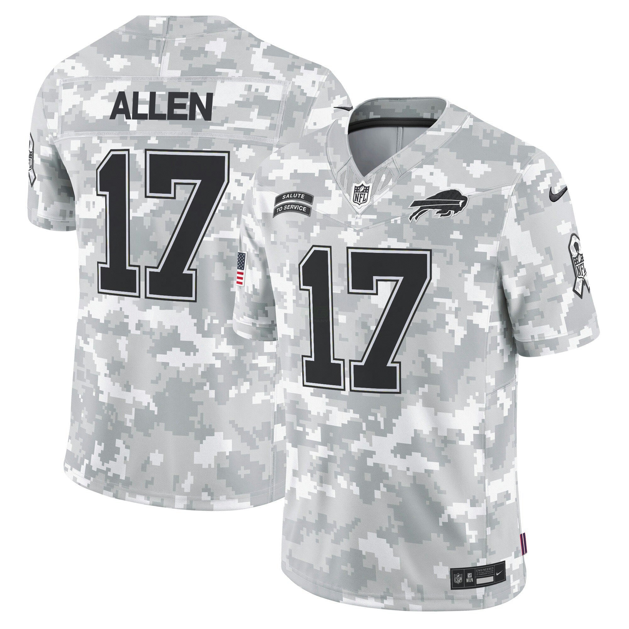 Camisa NFL Buffalo 2024 Salute to Service Vapor Limited Jersey – Arctic Camo