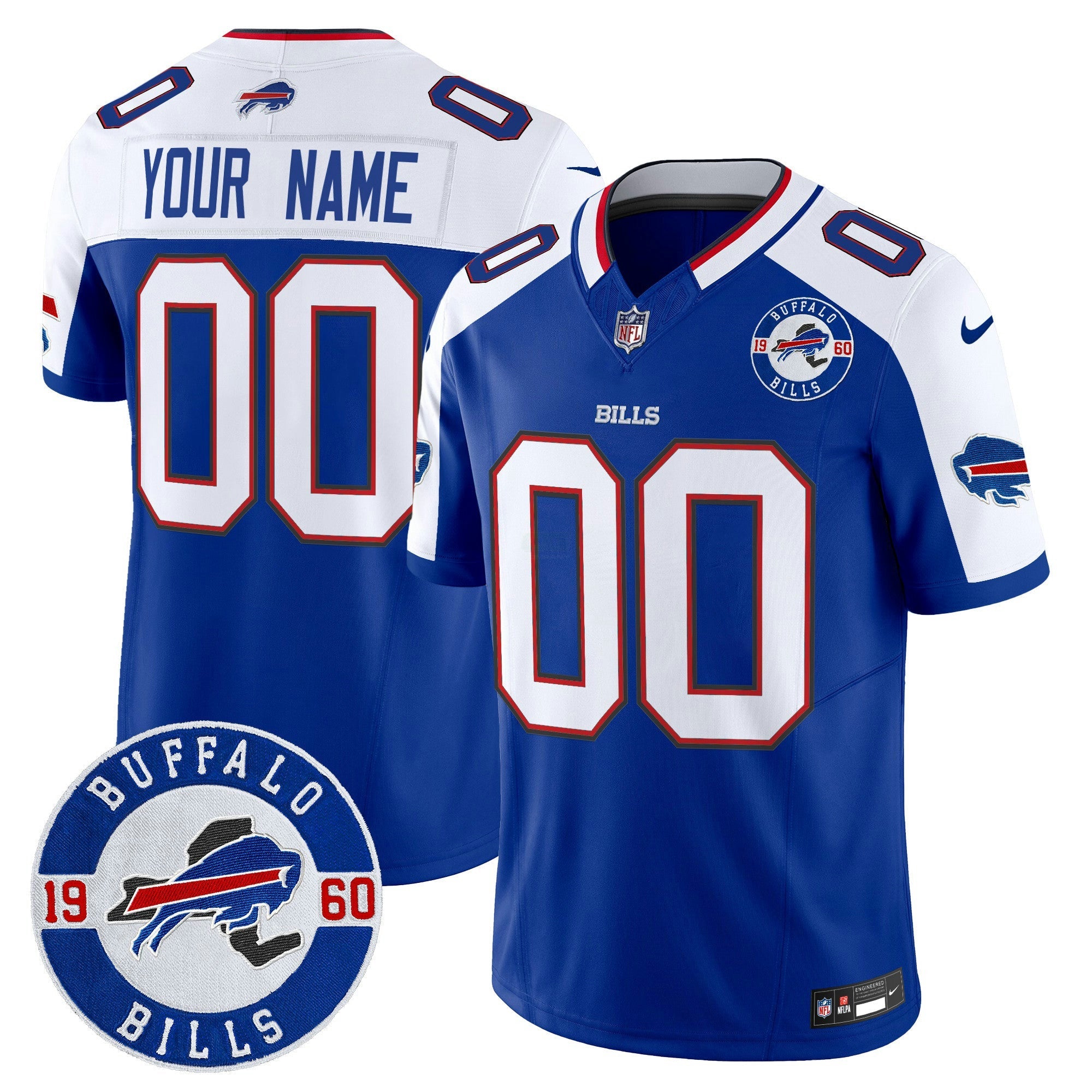 Camisa NFL Buffalo 2024 Vapor Limited Jersey – Est. 1960 Patch