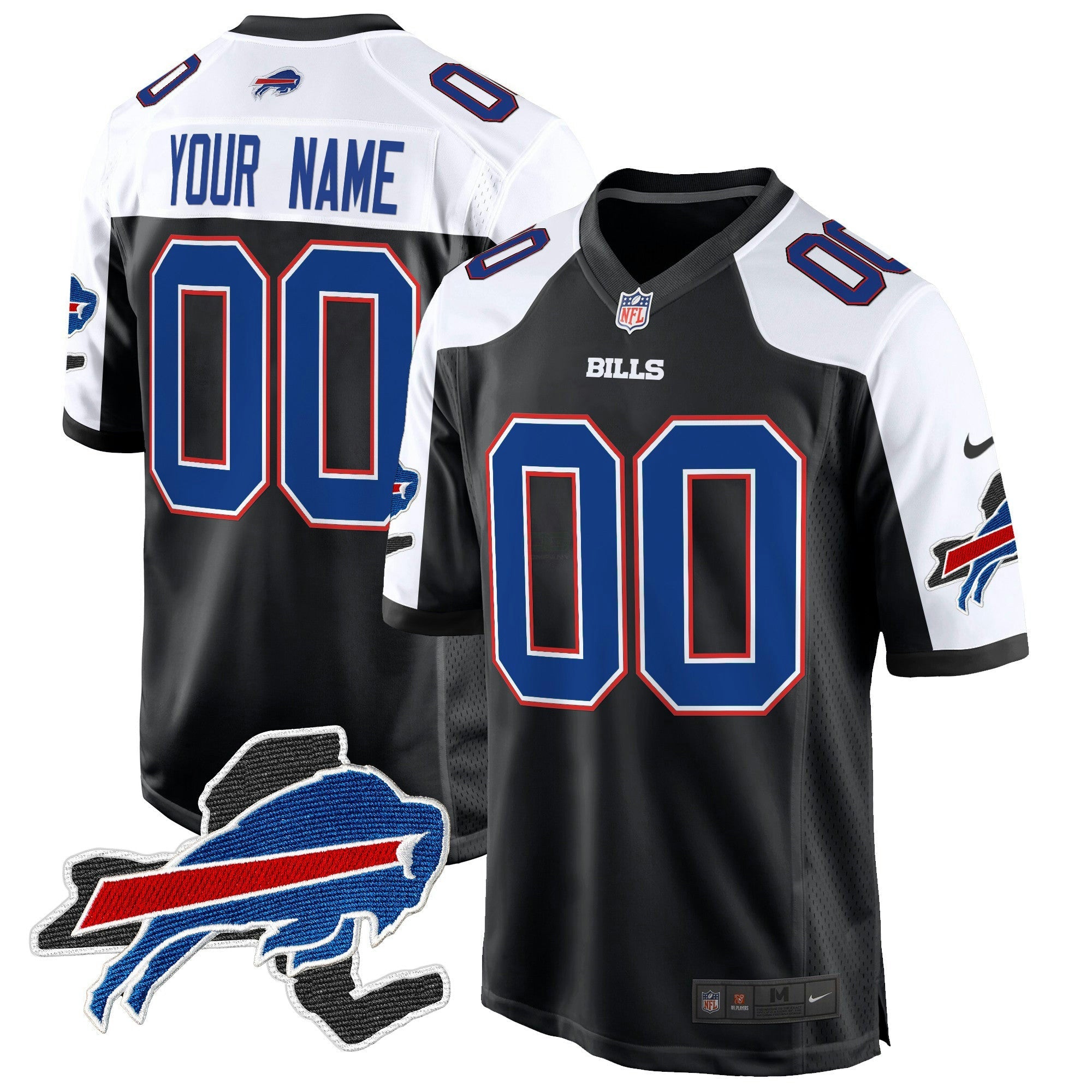Camisa NFL Buffalo New York Patch Game Jersey