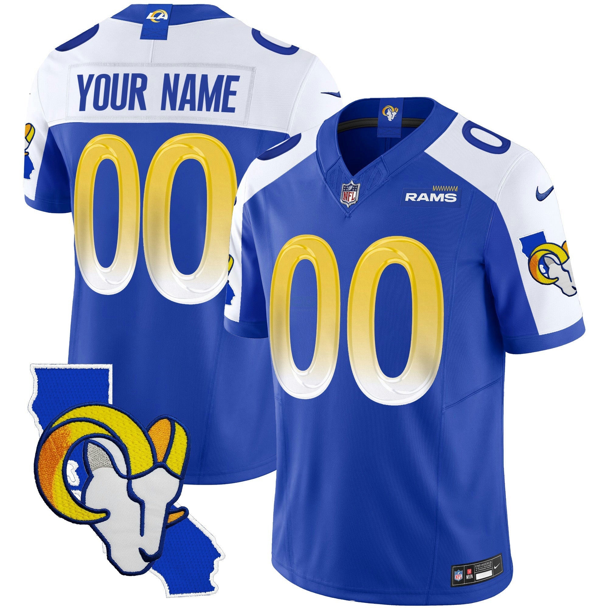 Camisa NFL California Patch Vapor Limited Jersey