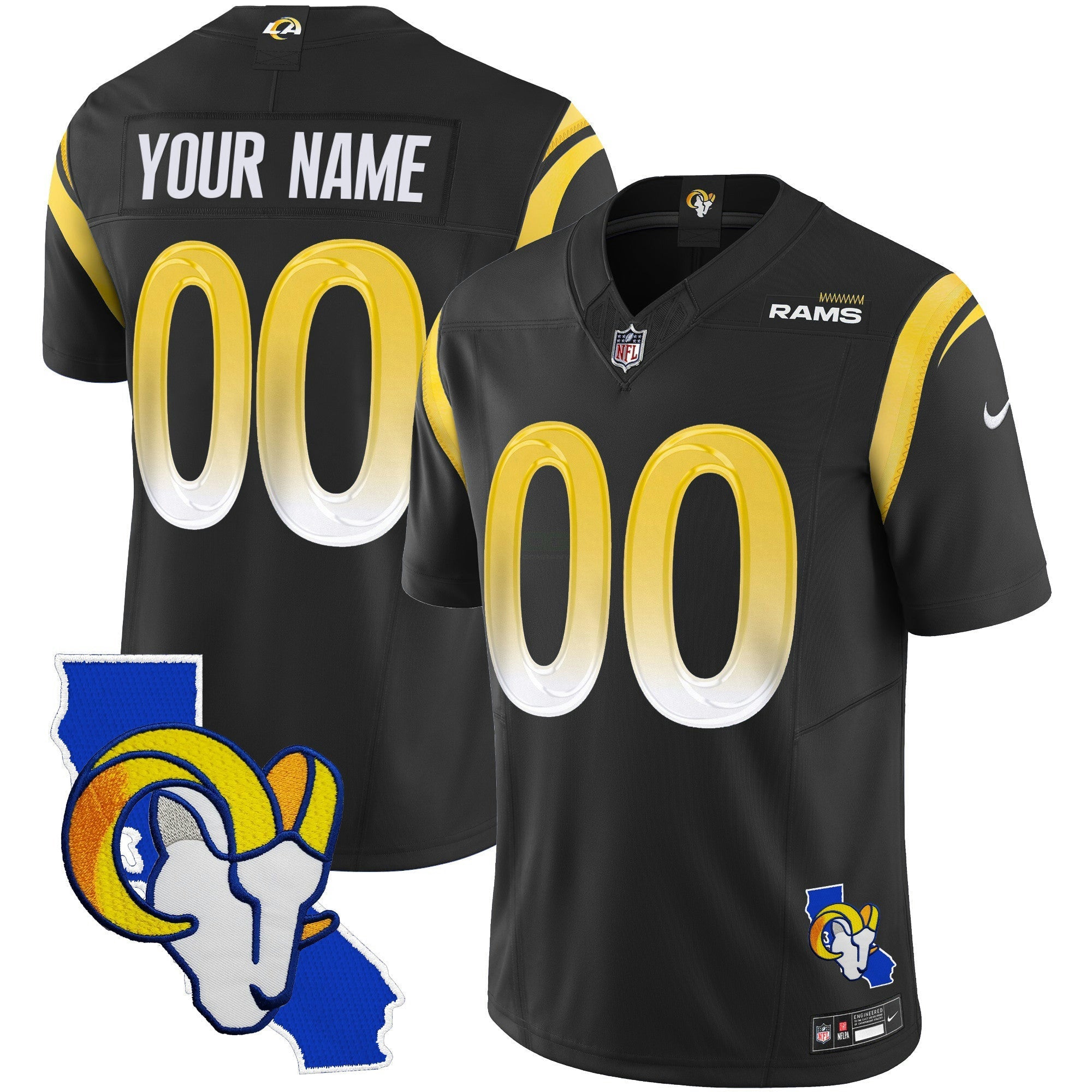 Camisa NFL California Patch Vapor Limited Jersey