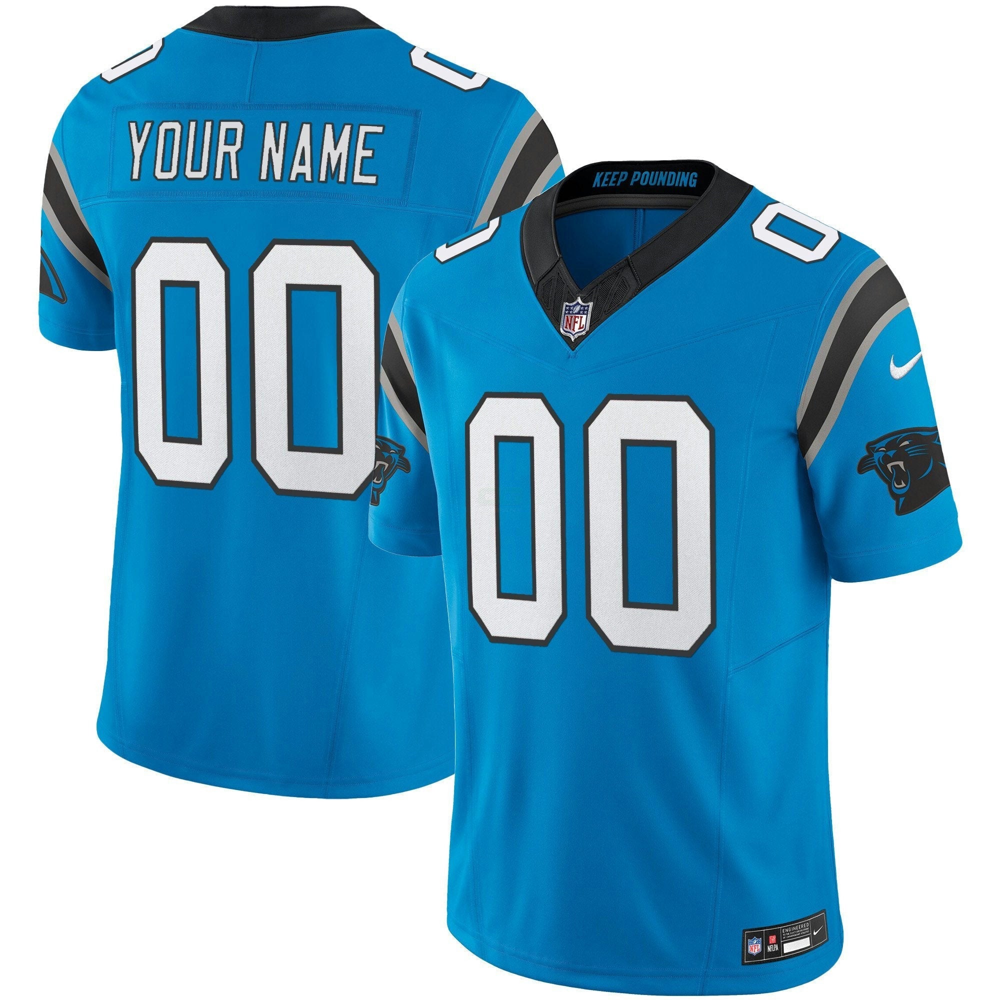 Camisa NFL Carolina Vapor Limited Cusotm Jersey