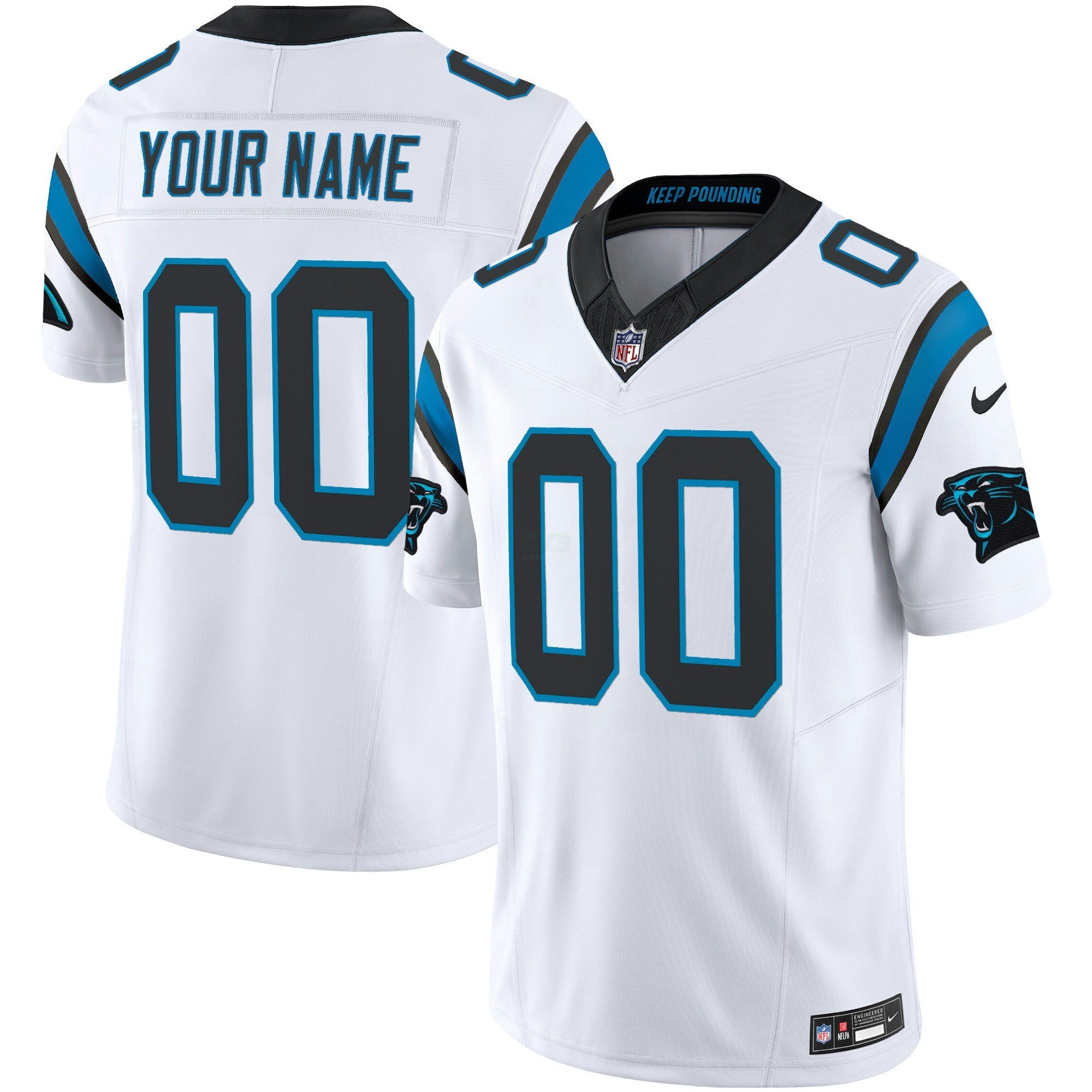 Camisa NFL Carolina Vapor Limited Cusotm Jersey