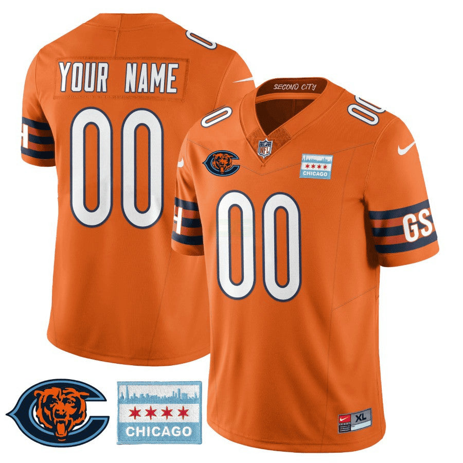 Camisa NFL Chicago City Edition GSH Jersey – Chicago Flag