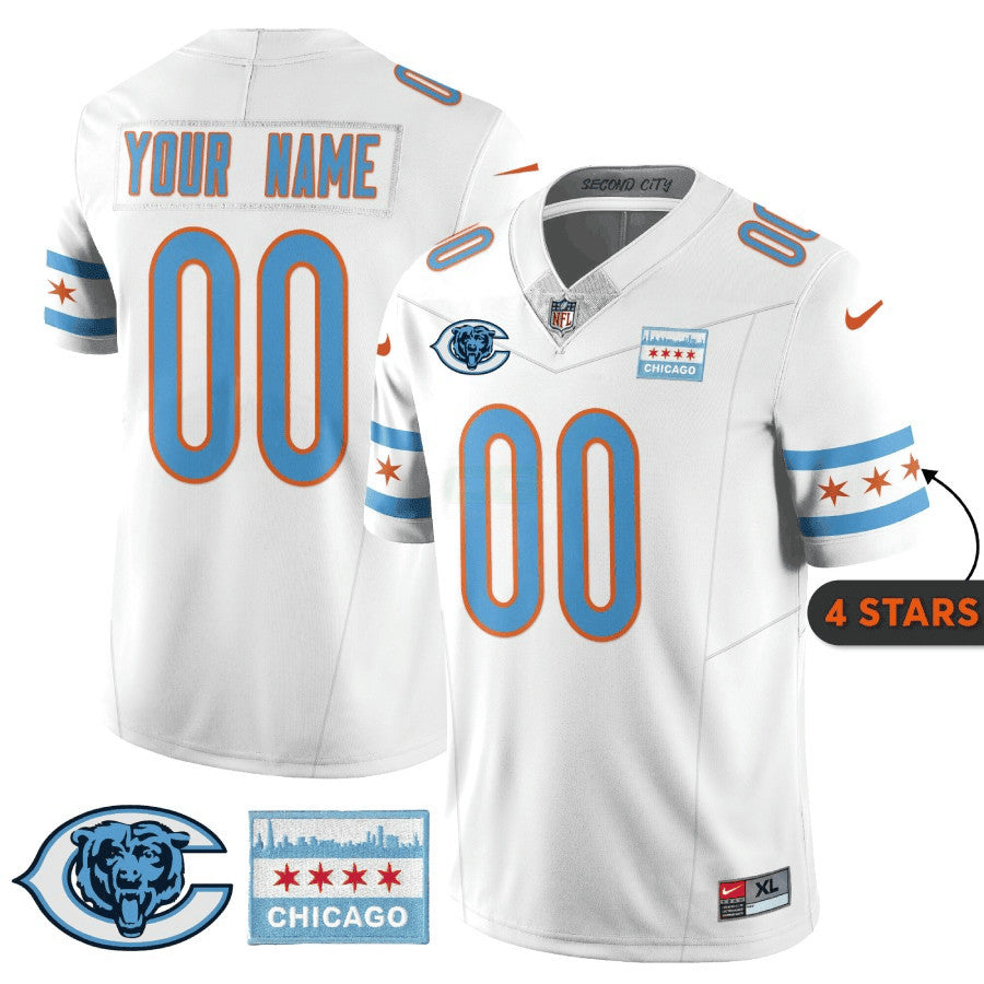 Camisa NFL Chicago City Edition Jersey – Chicago Flag