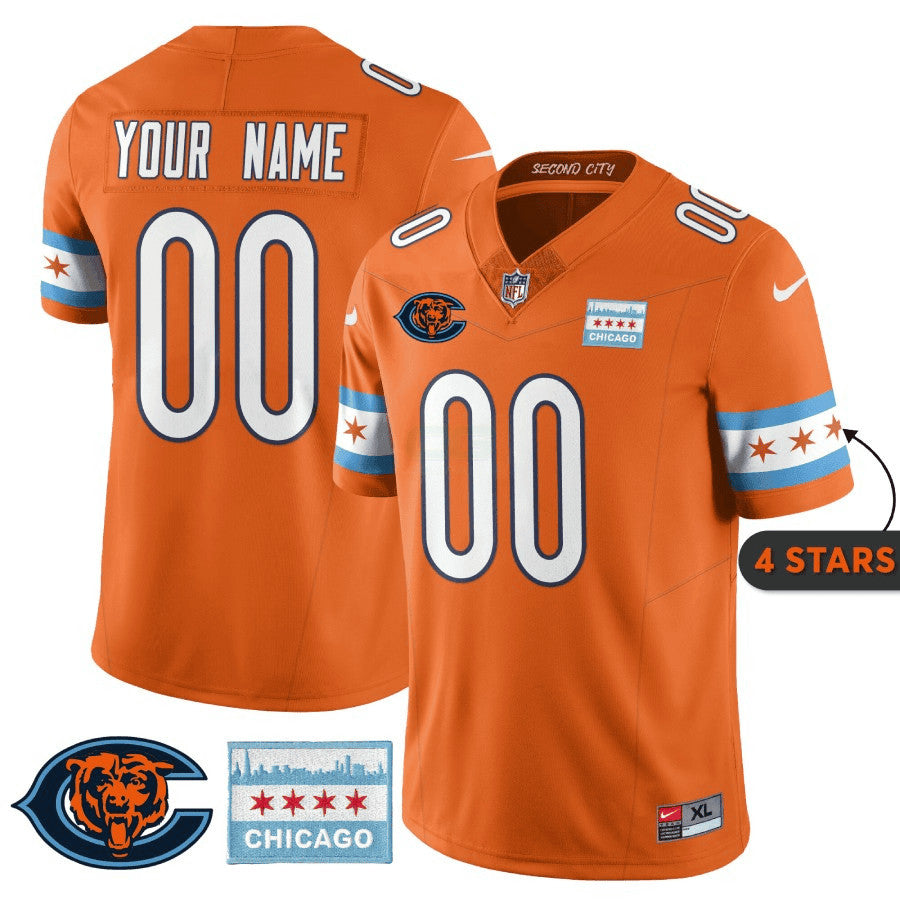 Camisa NFL Chicago City Edition Jersey – Chicago Flag