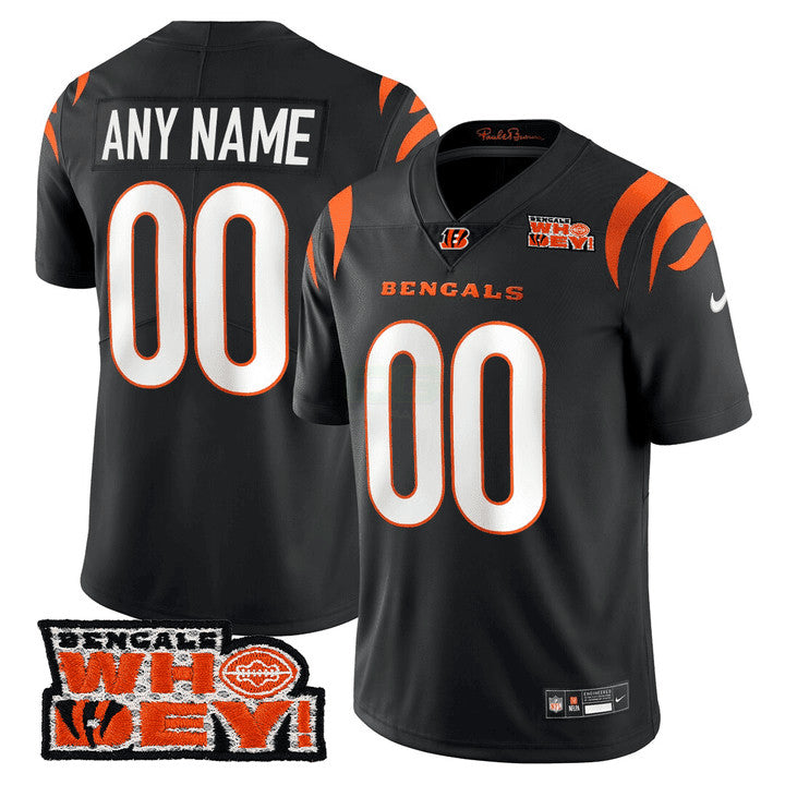 Camisa NFL Cincinnati Who Dey Patch Jersey