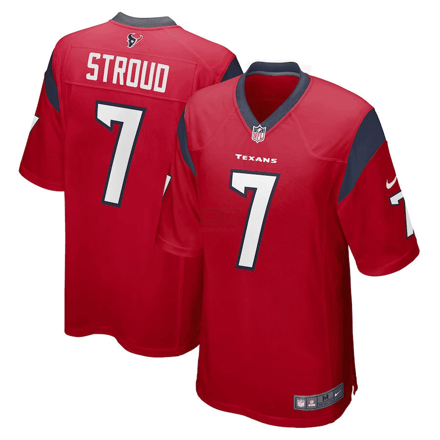 Camisa NFL CJ Stroud Houston Draft First Round Pick Game Jersey