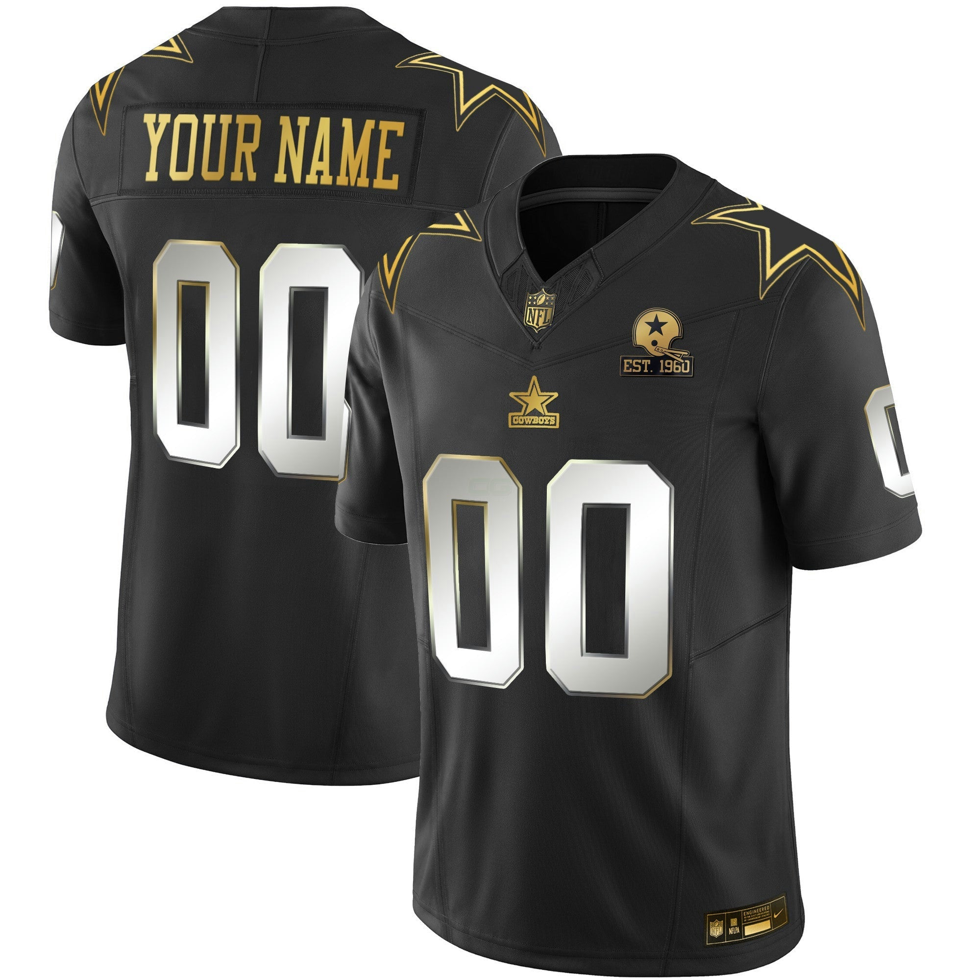 Camisa NFL Cowboys Throwback Limited Vapor Jersey