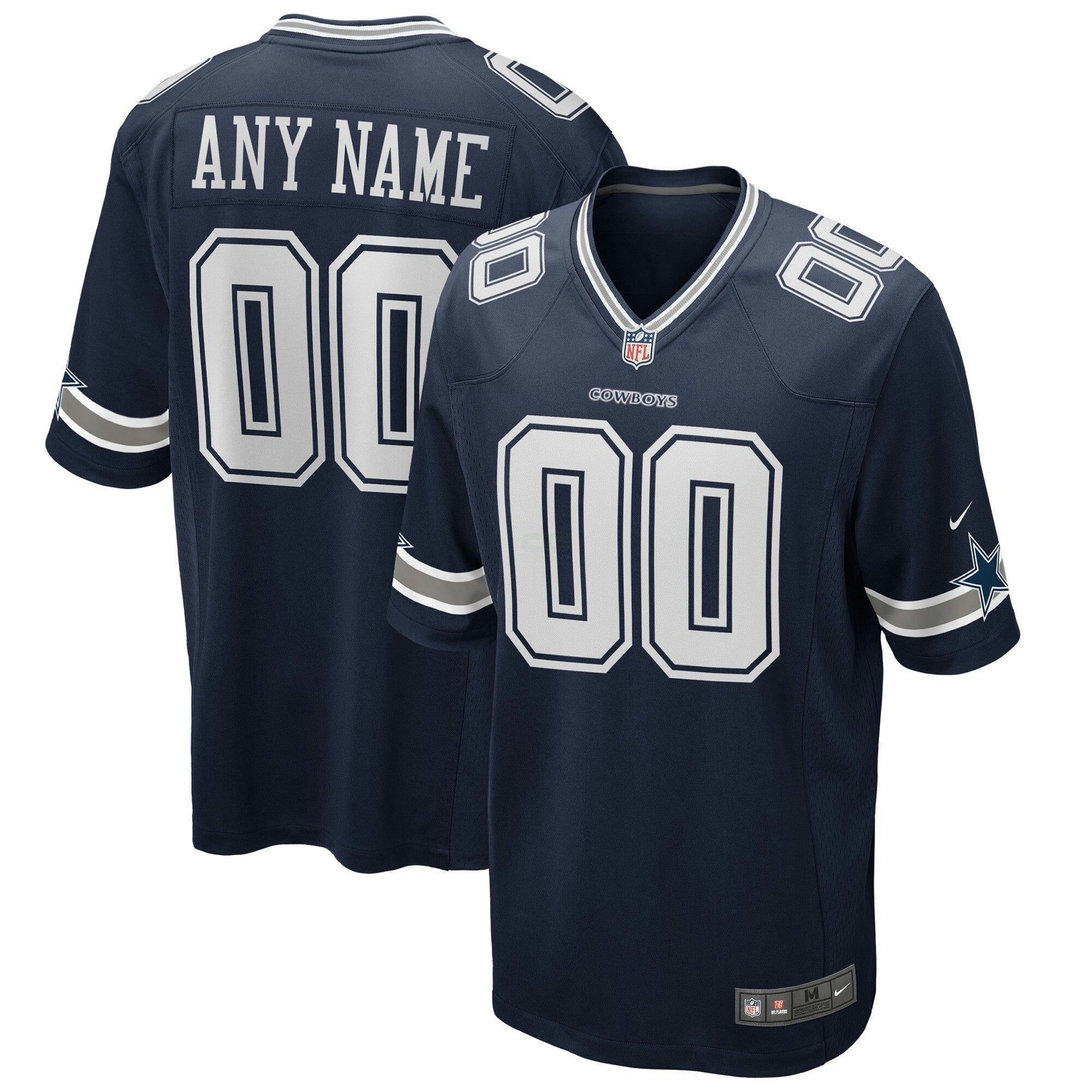 Camisa NFL Custom Name and Number Game – Stitched