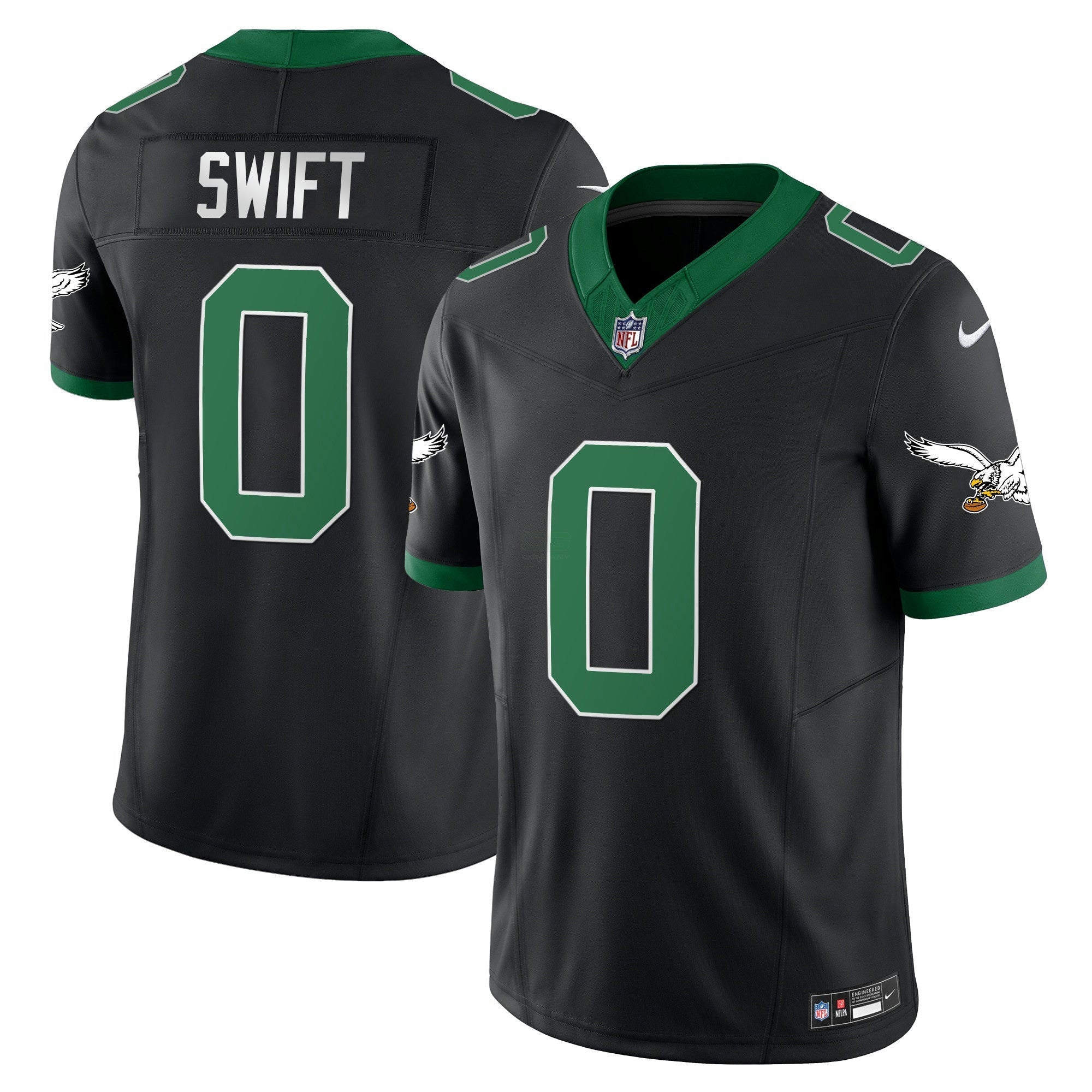 Camisa NFL D’Andre Swift Throwback Kelly Vapor Limited Jersey