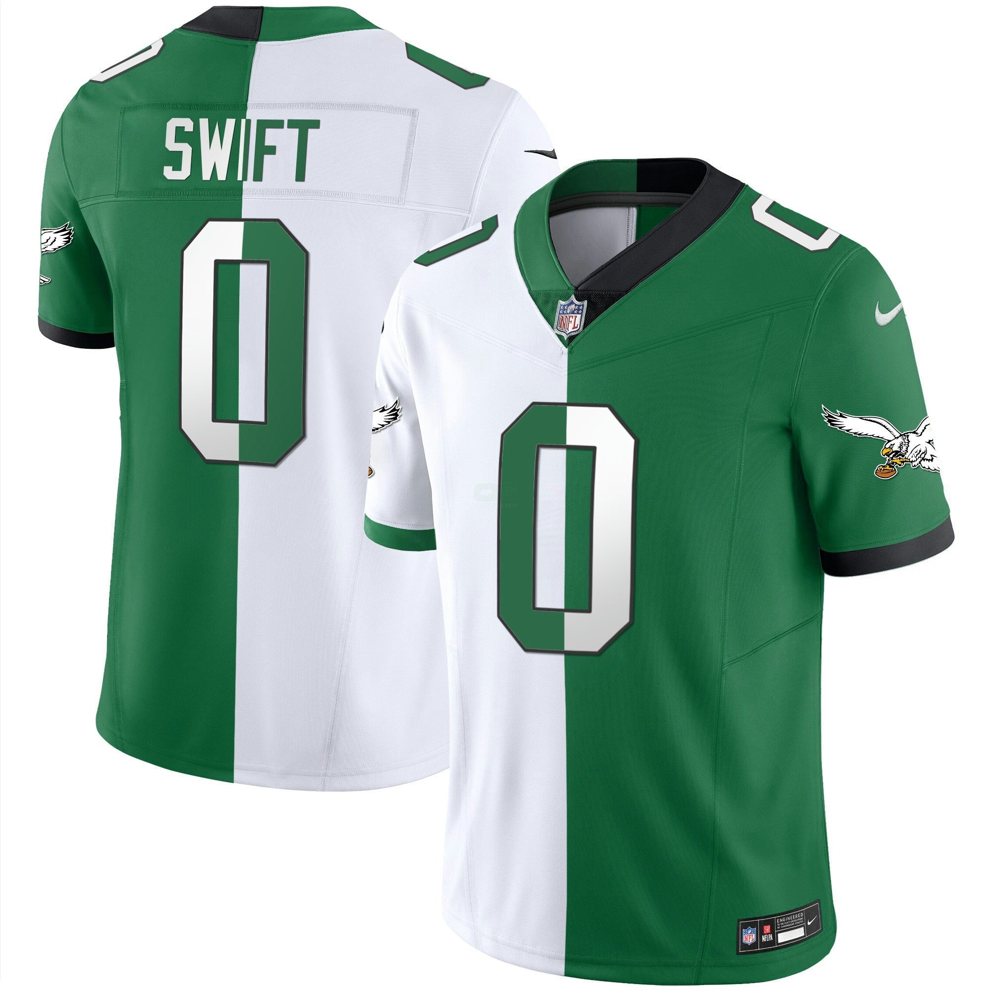 Camisa NFL D’Andre Swift Throwback Kelly Vapor Limited Jersey