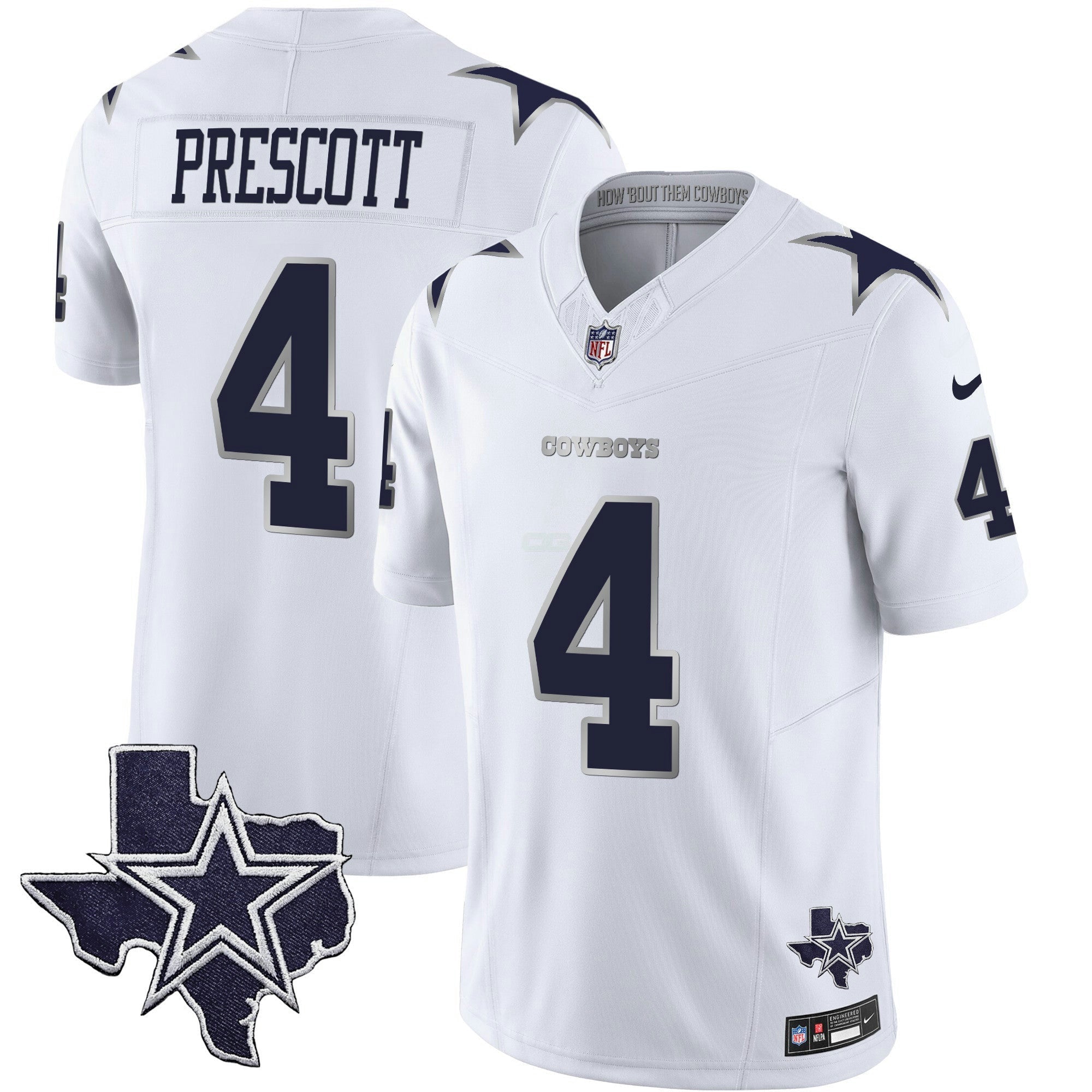 Camisa NFL Dallas 2024 Winter Warrior Vapor Limited Jersey