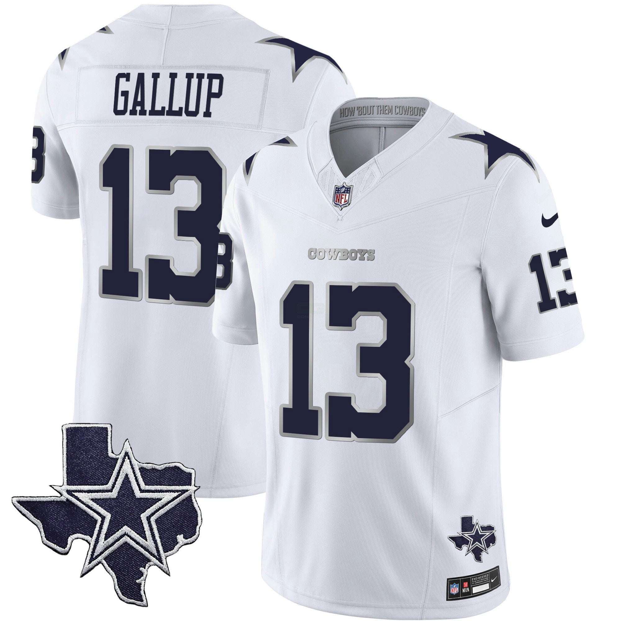 Camisa NFL Dallas 2024 Winter Warrior Vapor Limited Jersey