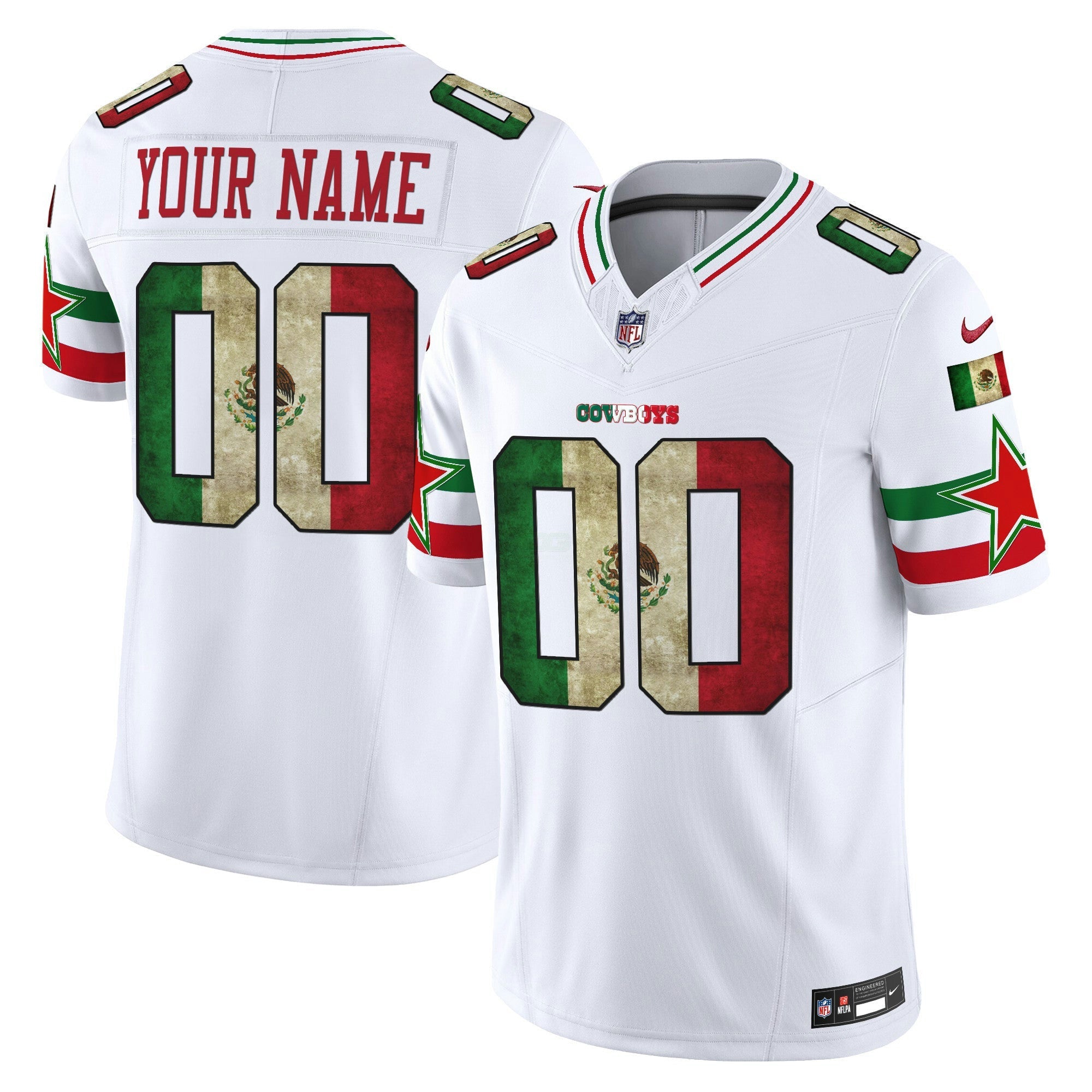Camisa NFL Dallas Mexico Vapor Limited Jersey V3