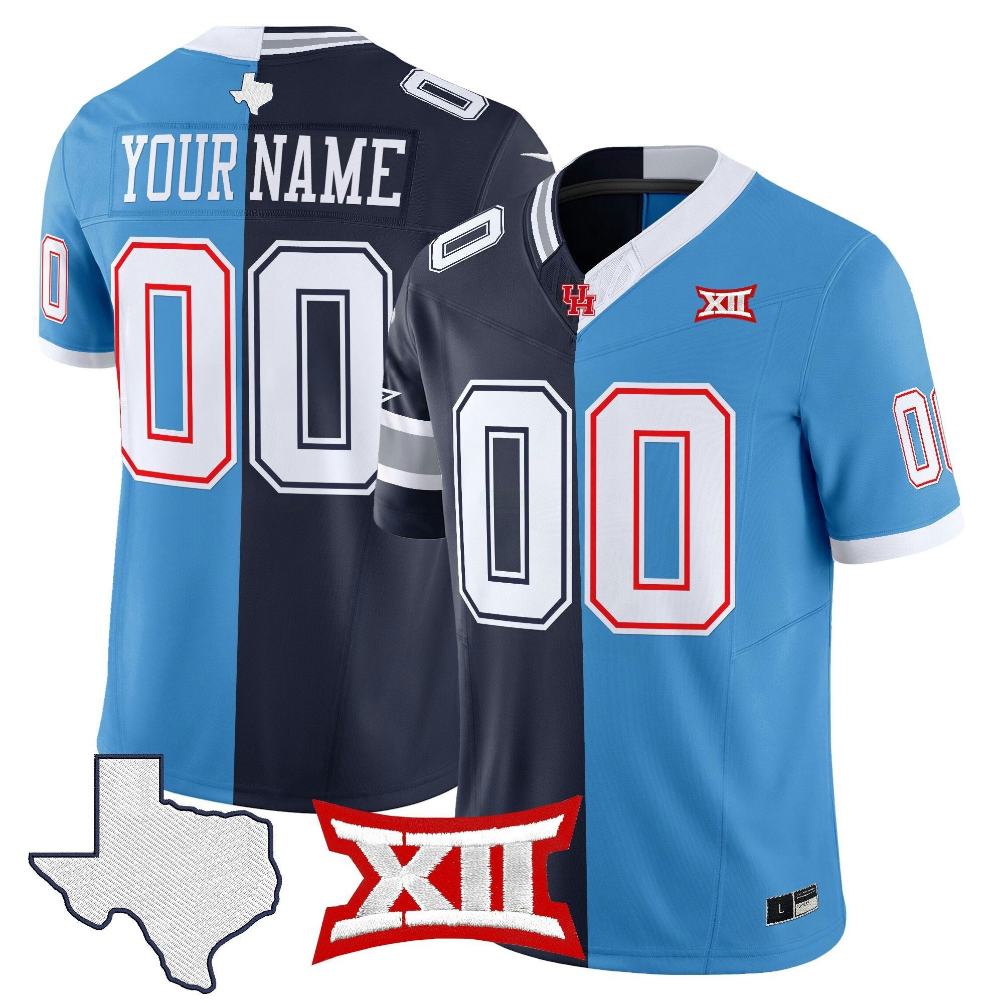 Camisa NFL Dallas x College Football’ Split Vapor Limited Jersey