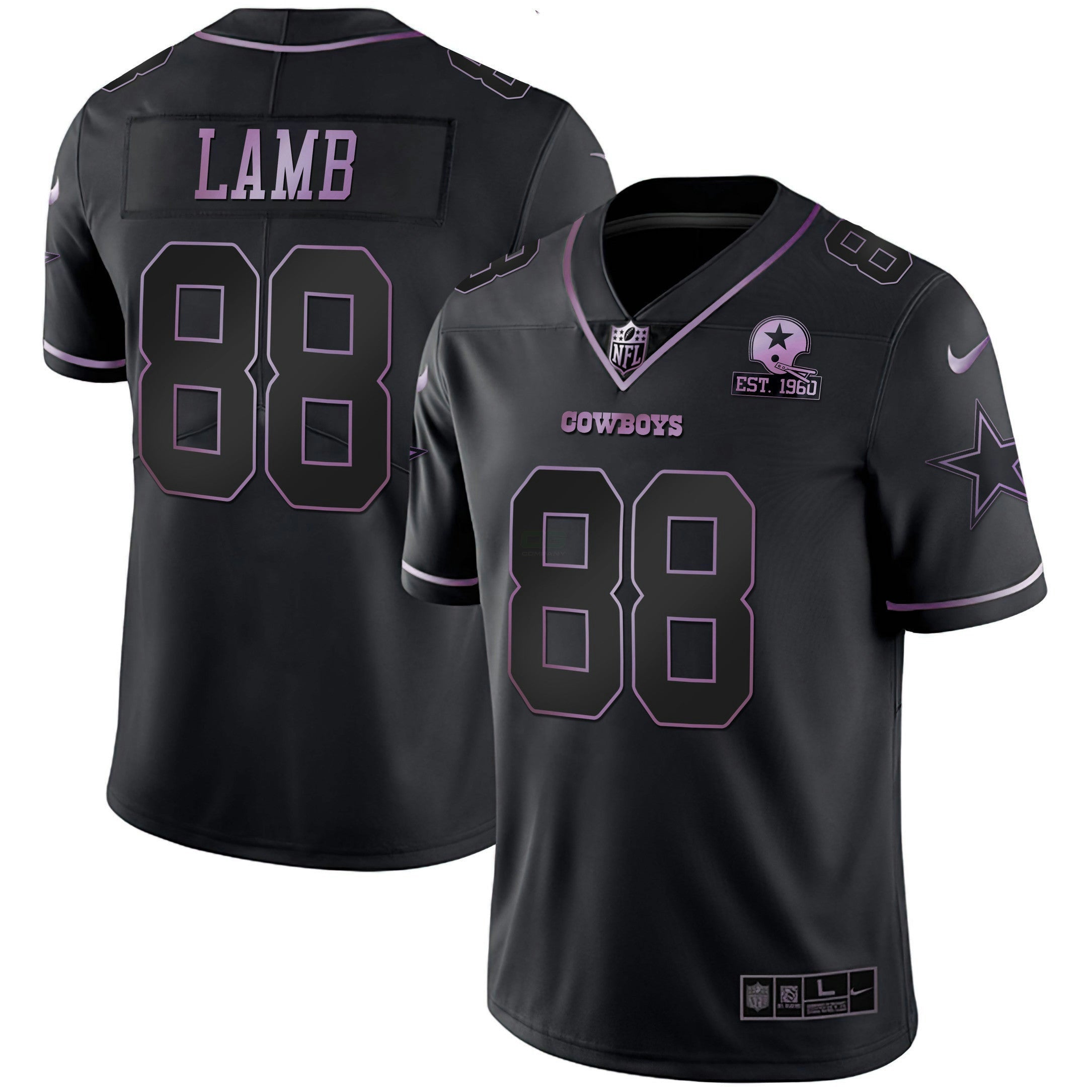 Camisa NFL Deep Purple Vapor Limited Est 1960 Patch