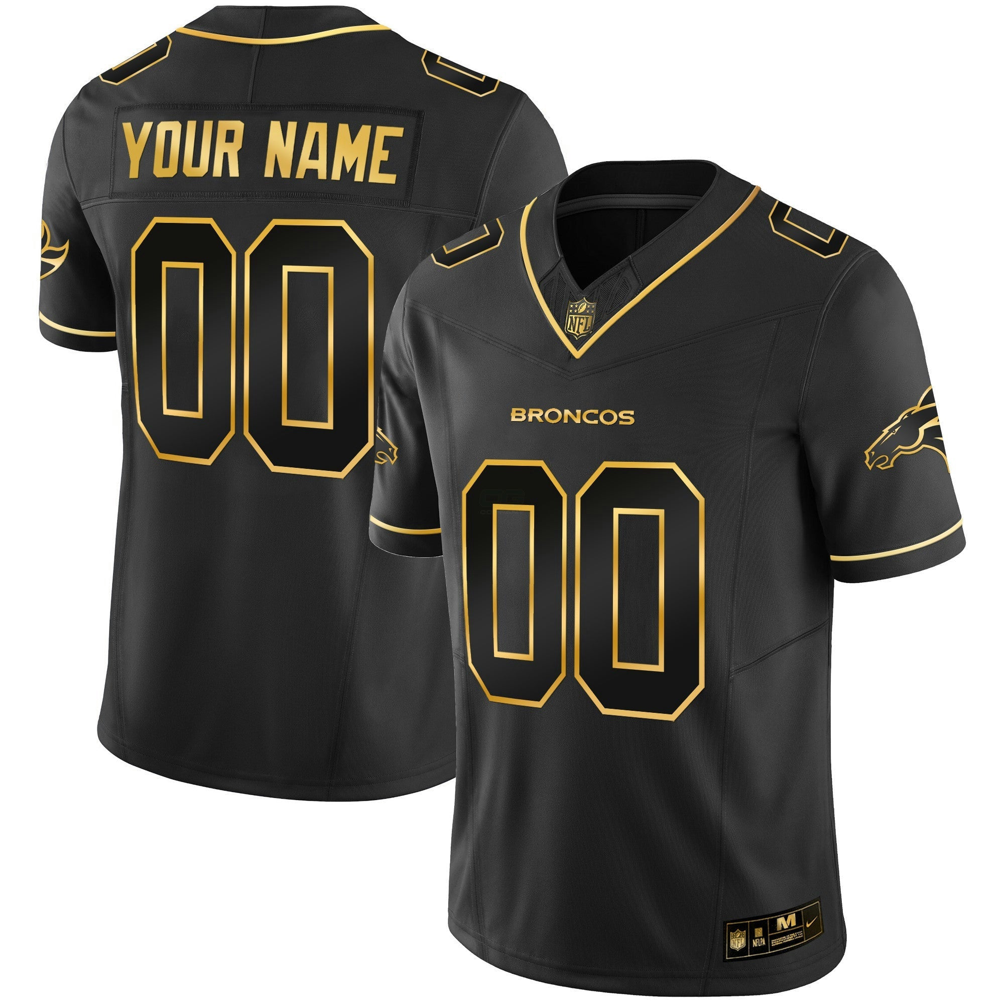 Camisa NFL Denver Gold Vapor Limited Jersey