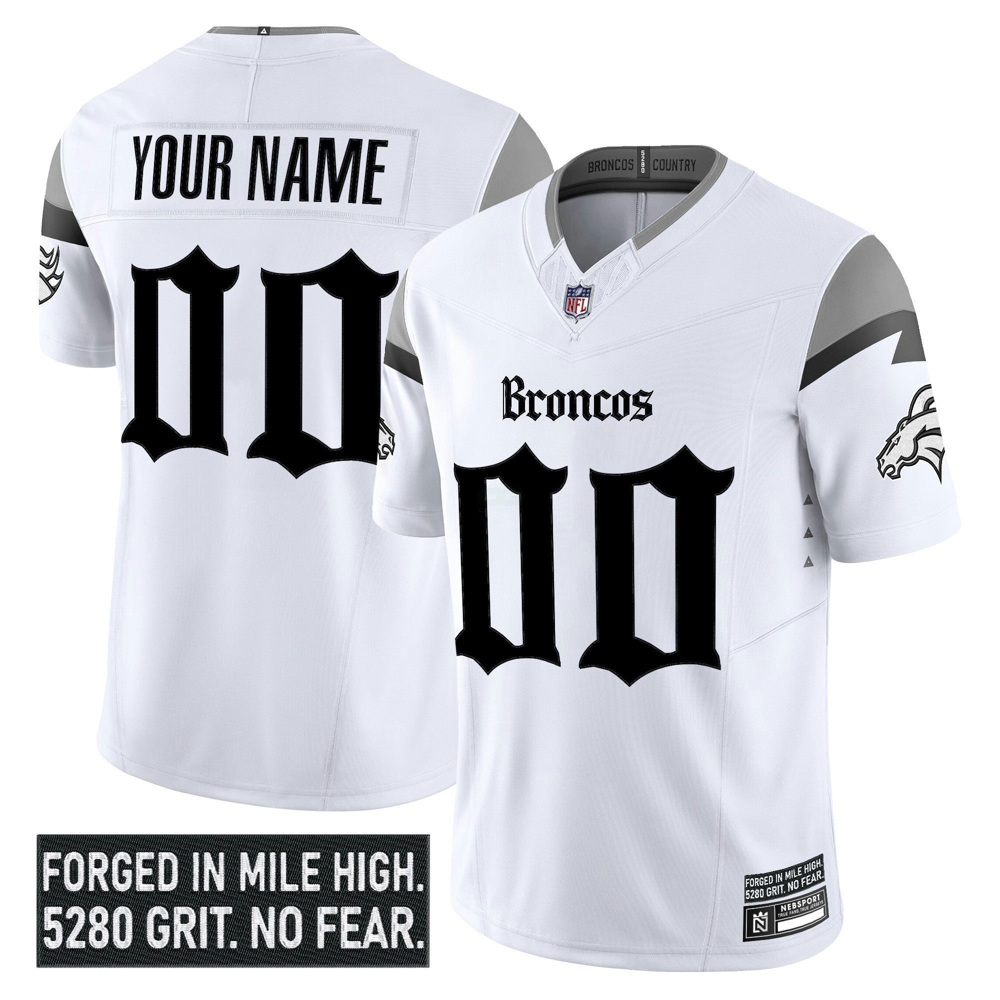 Camisa NFL Denver ‘Gothic Mile High Shadows Edition’ Vapor Limited Jersey