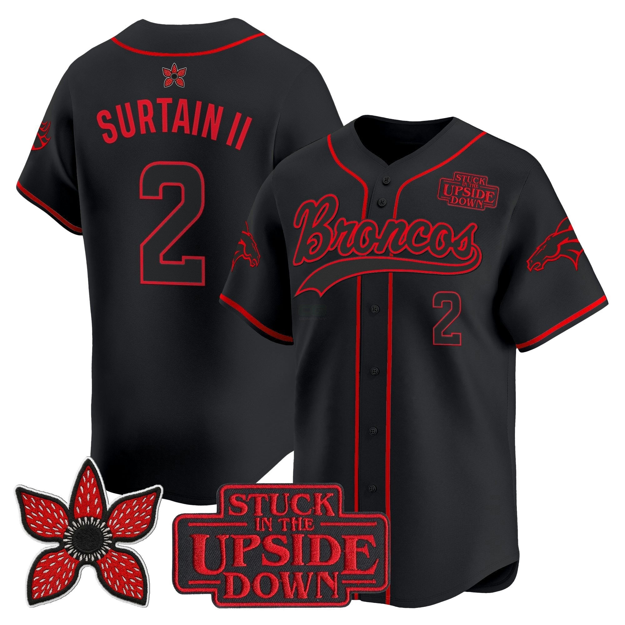 Camisa NFL Denver ‘Stranger Things Edition’ Vapor Jersey