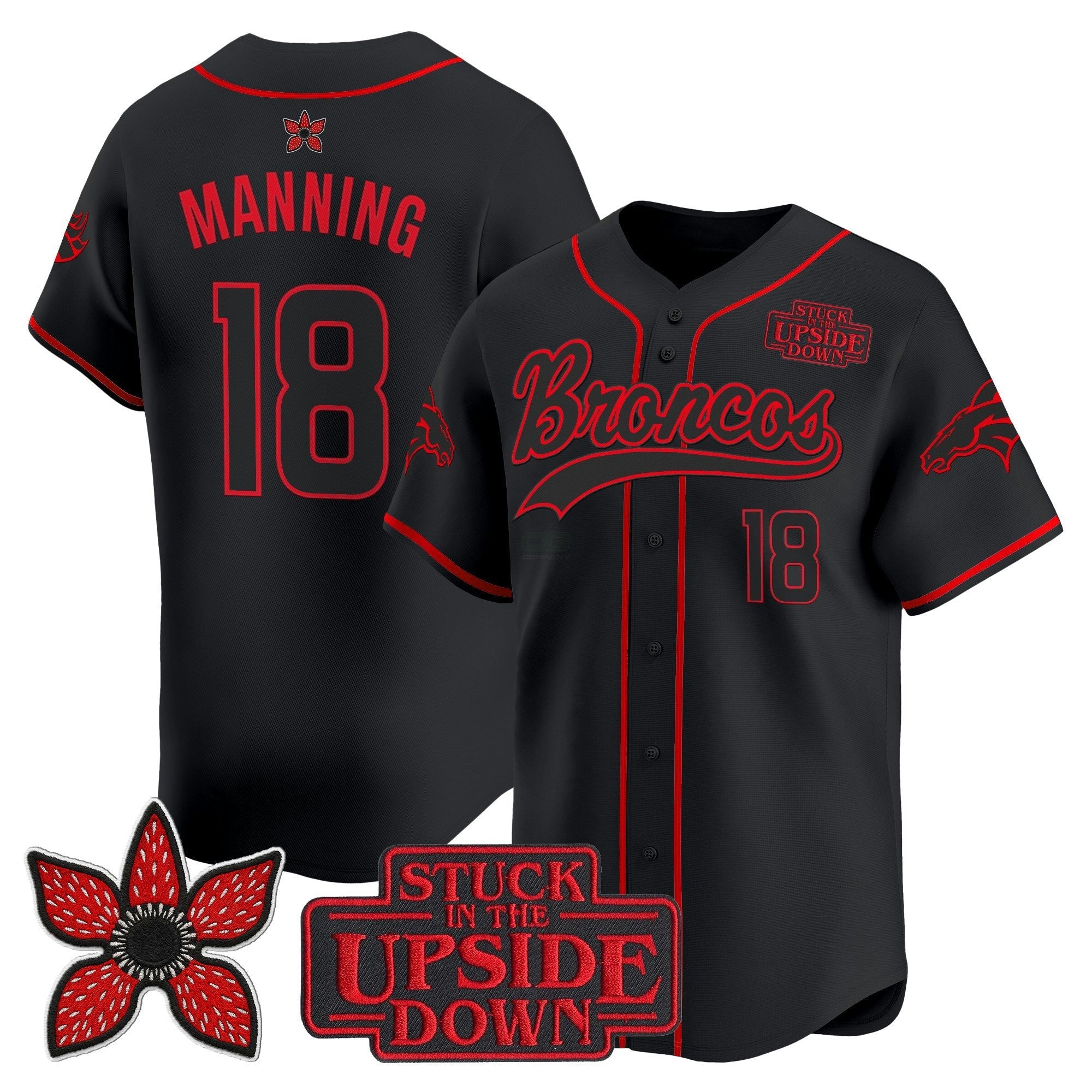 Camisa NFL Denver ‘Stranger Things Edition’ Vapor Jersey