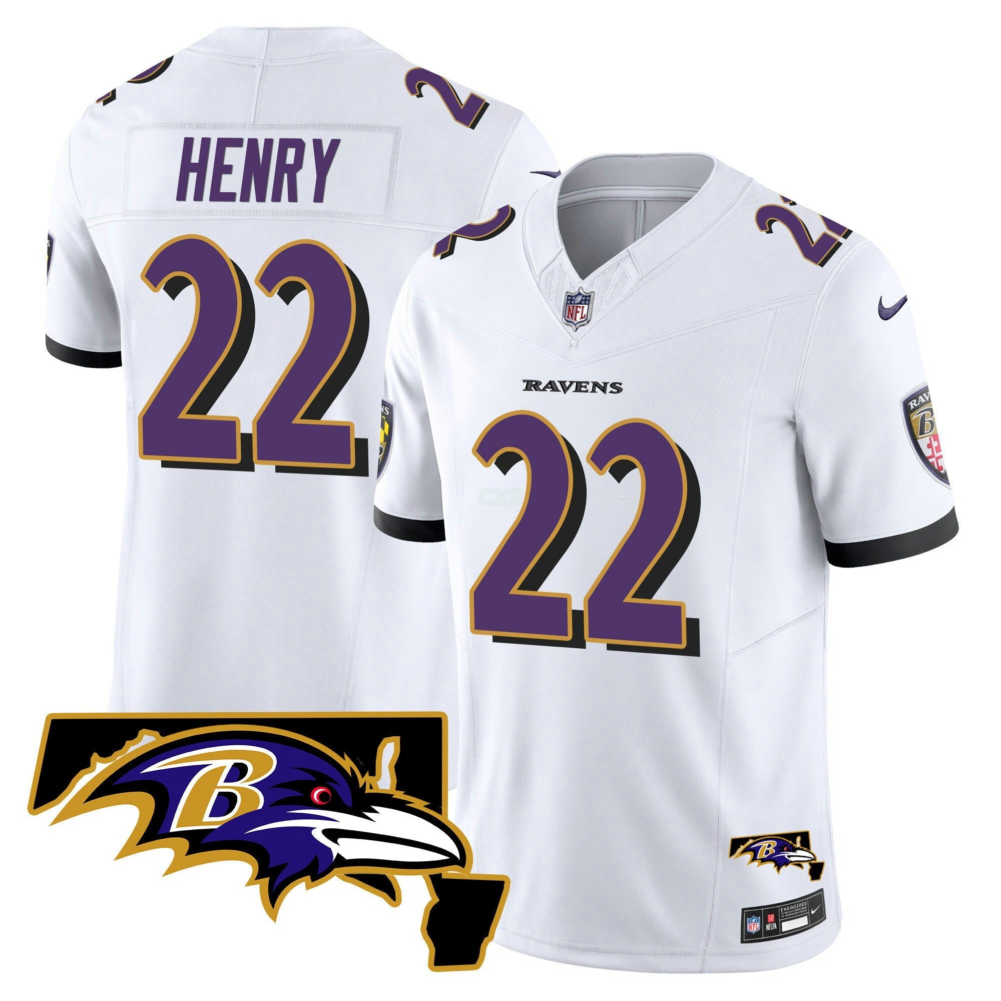 Camisa NFL Derrick Henry Maryland Patch Vapor Limited Jersey
