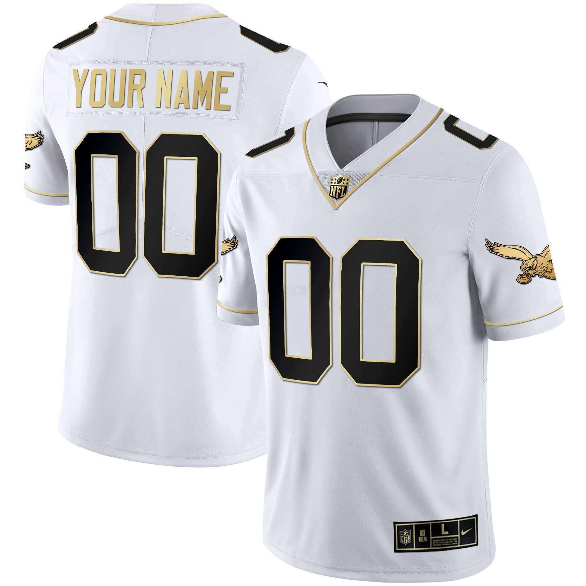 Camisa NFL Dourada & Kelly Vapor Jersey
