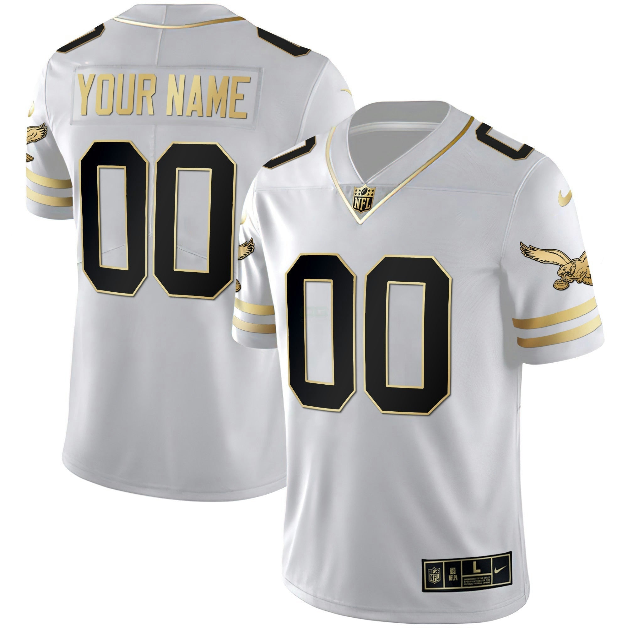 Camisa NFL Dourada & Kelly Vapor Throwback Jersey