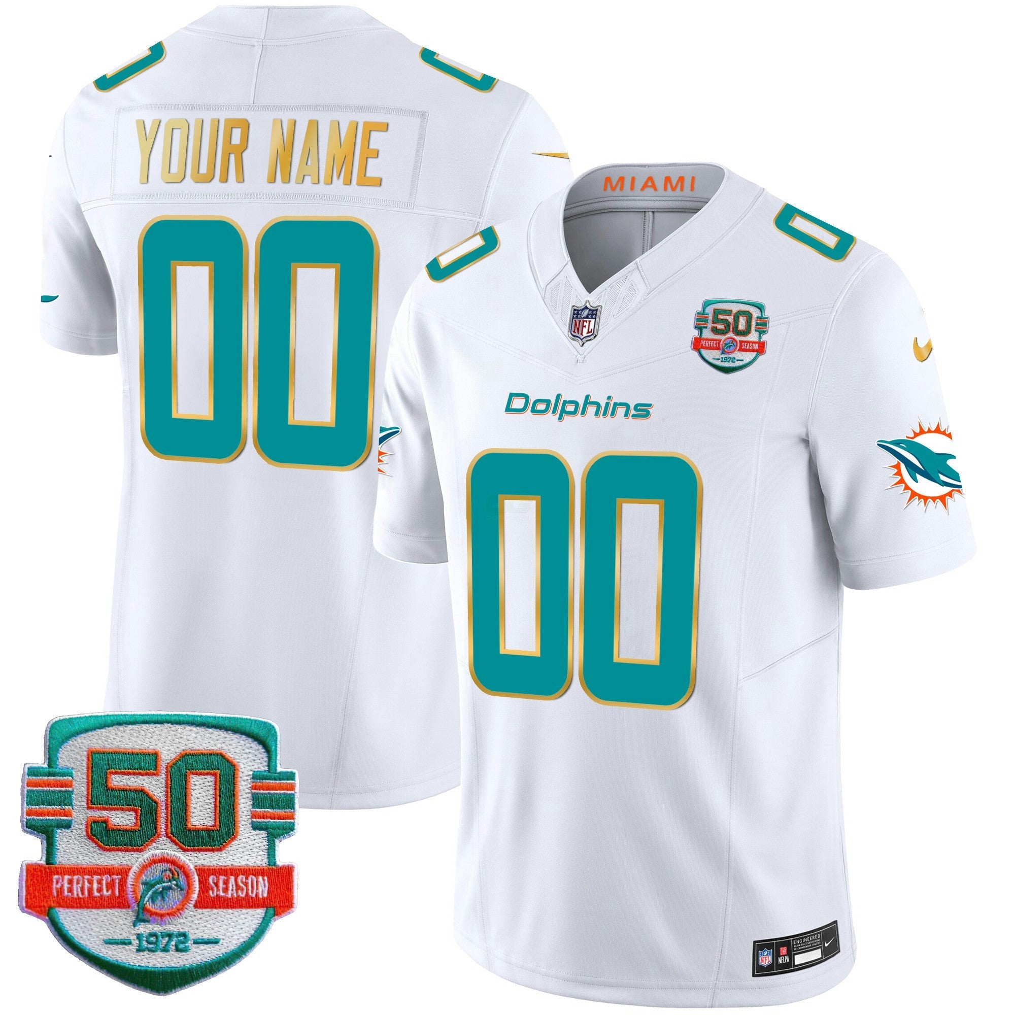 Camisa NFL Dourada Trim Vapor Limited Jersey