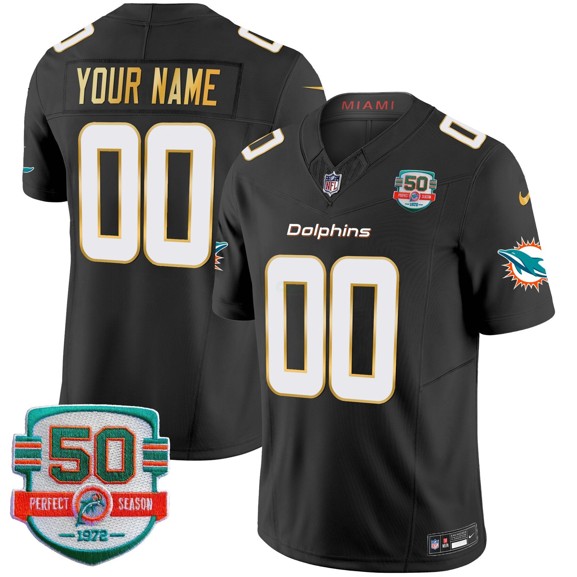 Camisa NFL Dourada Trim Vapor Limited Jersey