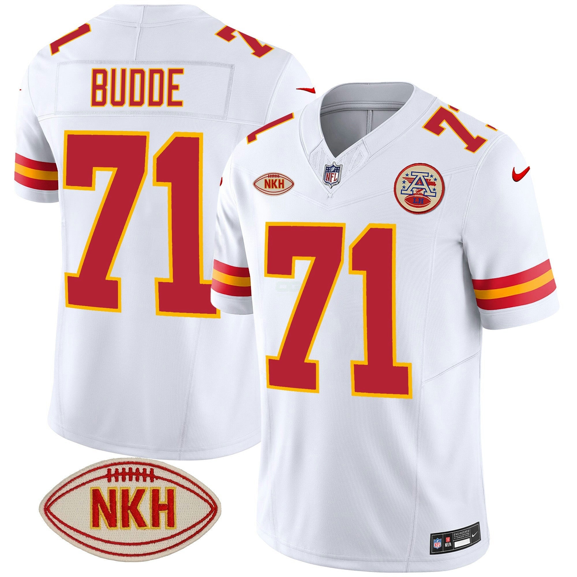 Camisa NFL Ed Budde Gold Vapor Jersey