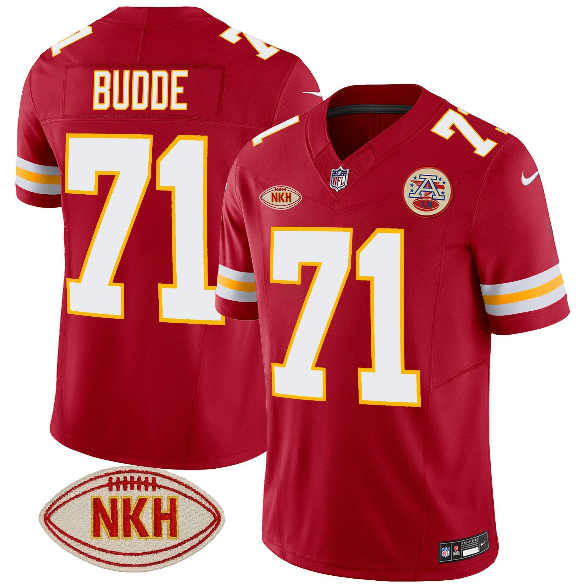 Camisa NFL Ed Budde Gold Vapor Jersey