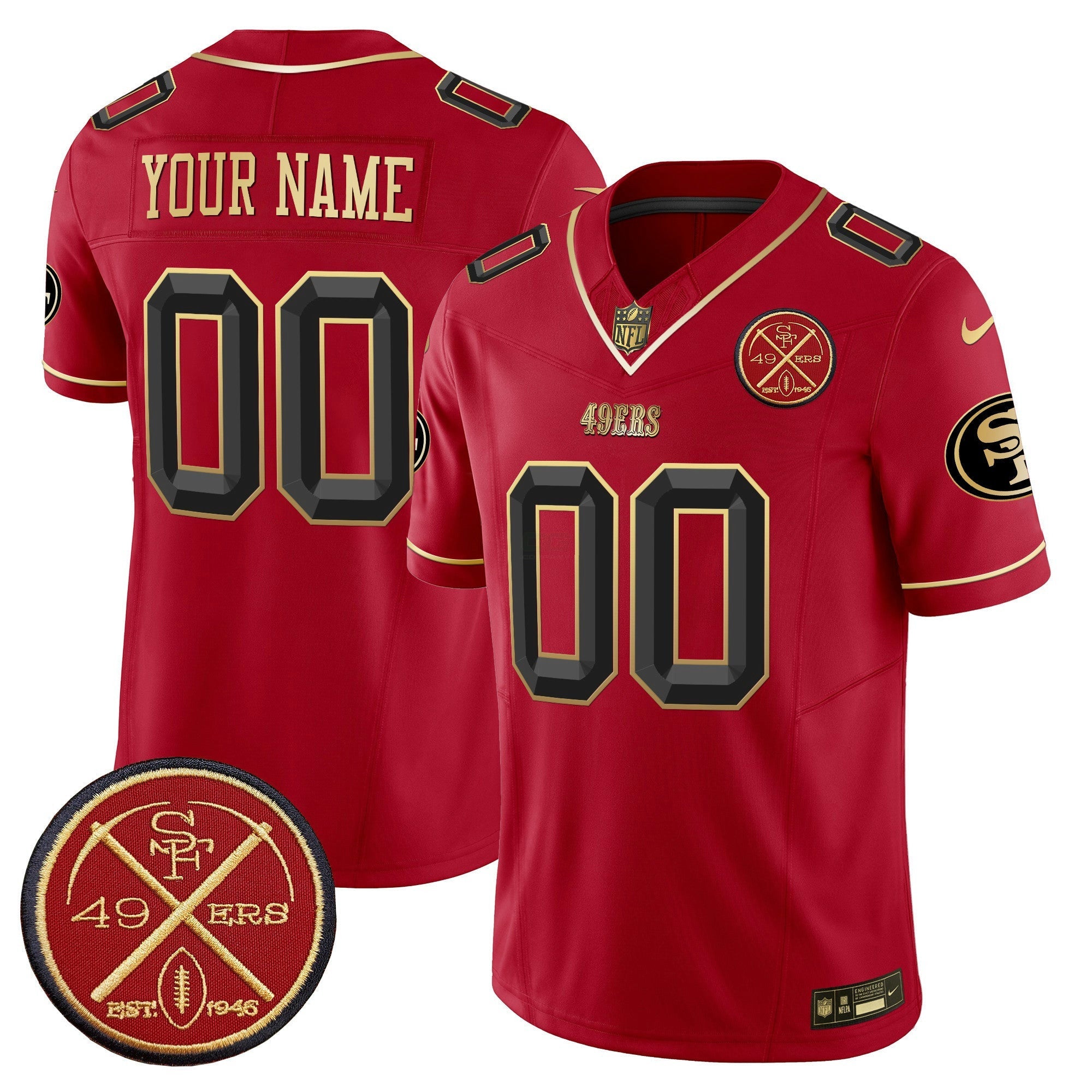 Camisa NFL Est.1946 Patch Vapor Limited Jersey V2