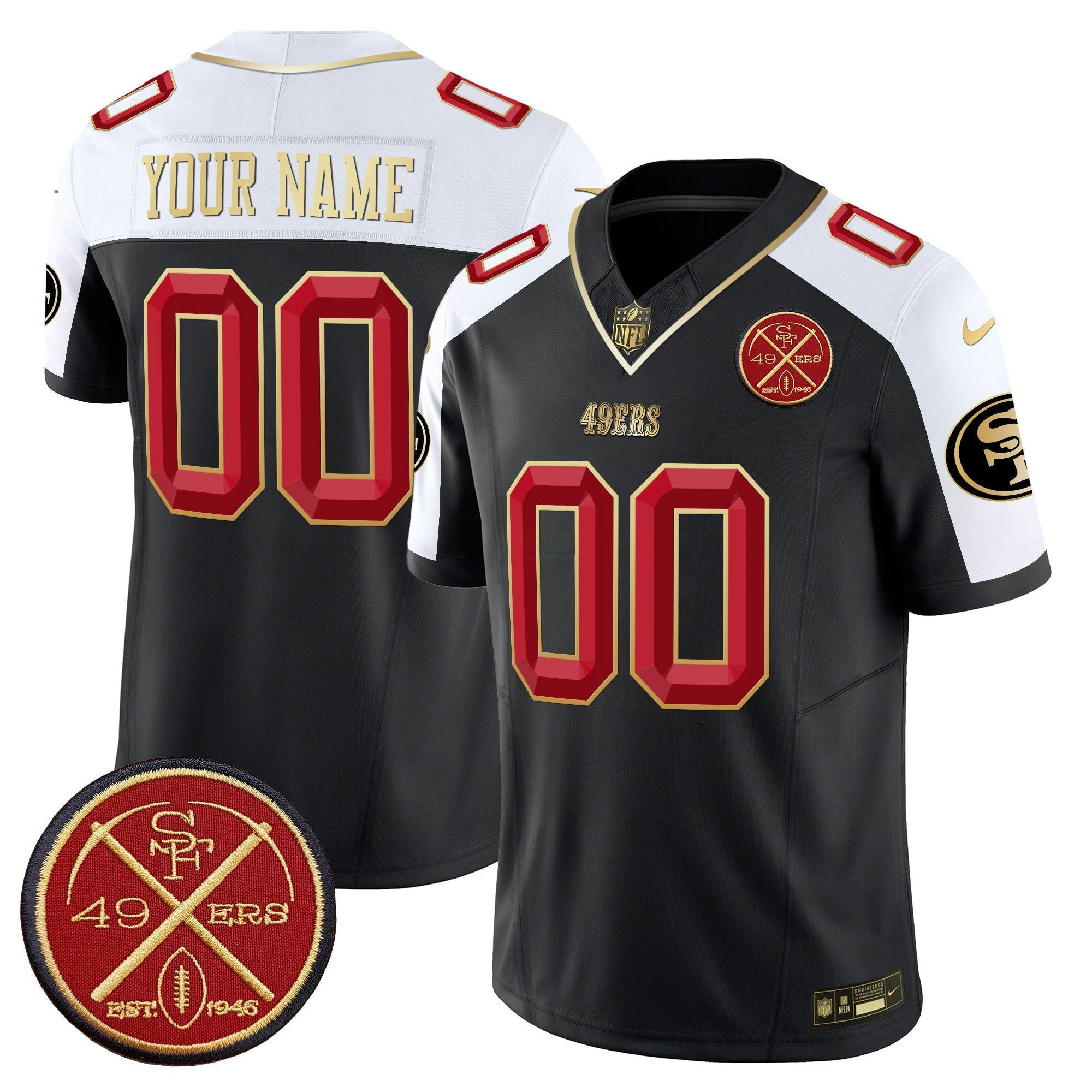 Camisa NFL Est.1946 Patch Vapor Limited Jersey V2