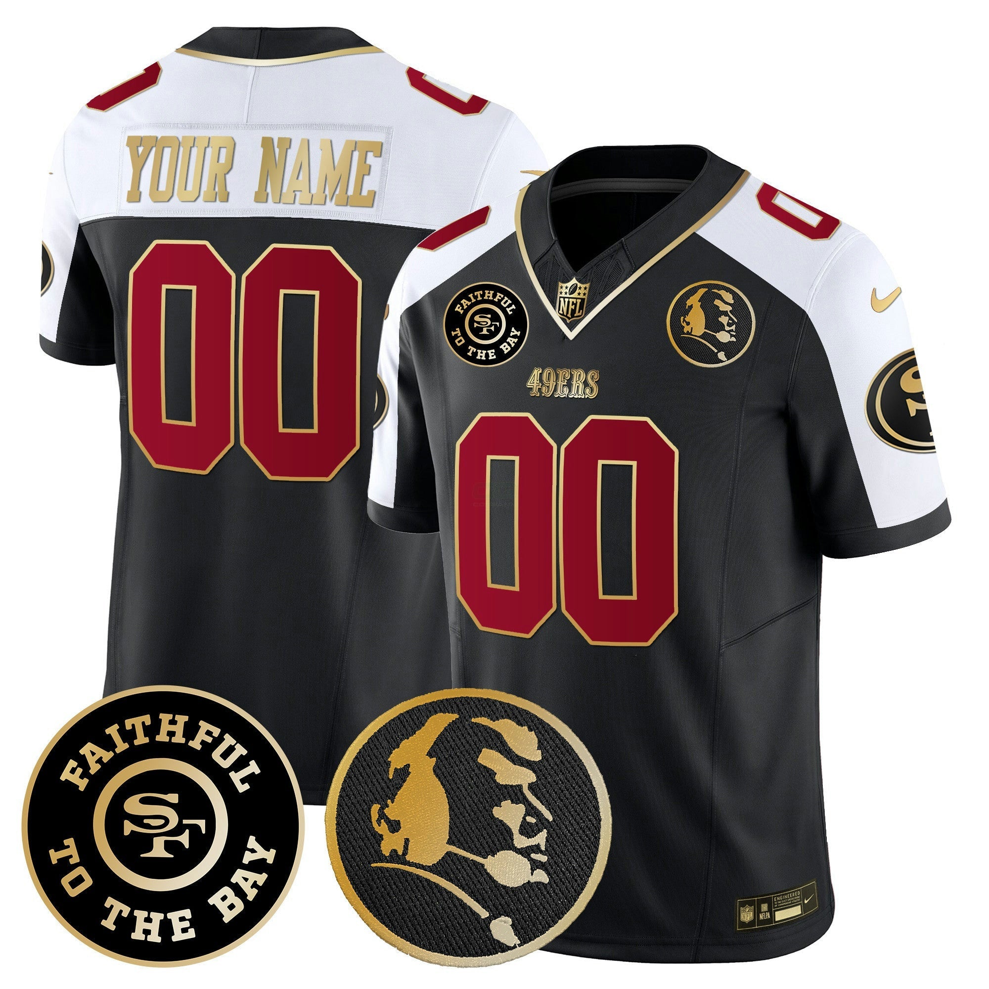 Camisa NFL Faithful & John Madden Patch Vapor Jersey