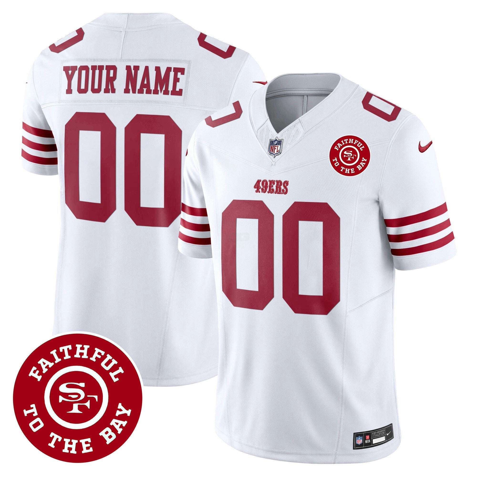 Camisa NFL Faithful To The Bay Patch Vapor Jersey