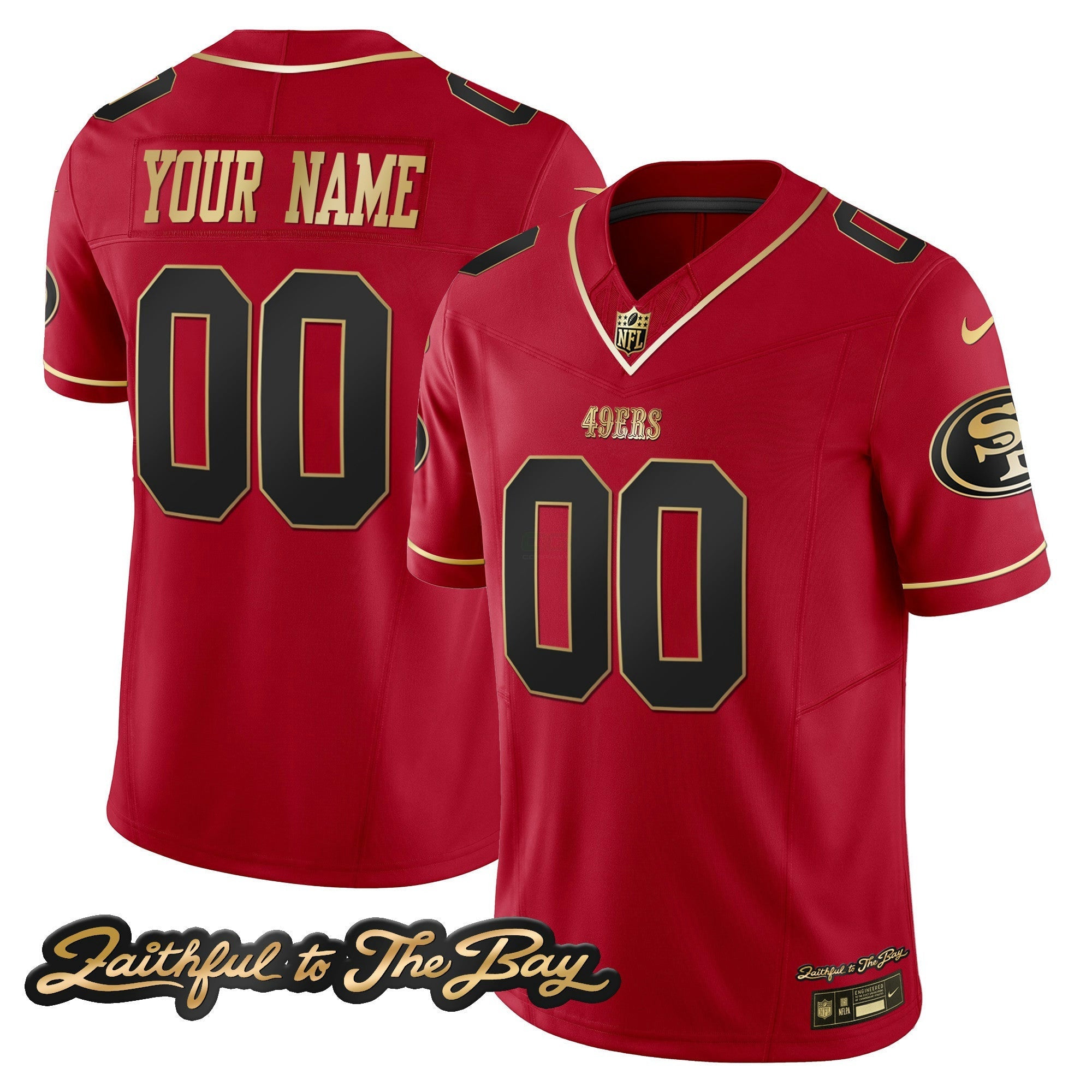 Camisa NFL Faithful To The Bay Patch Vapor Jersey V3