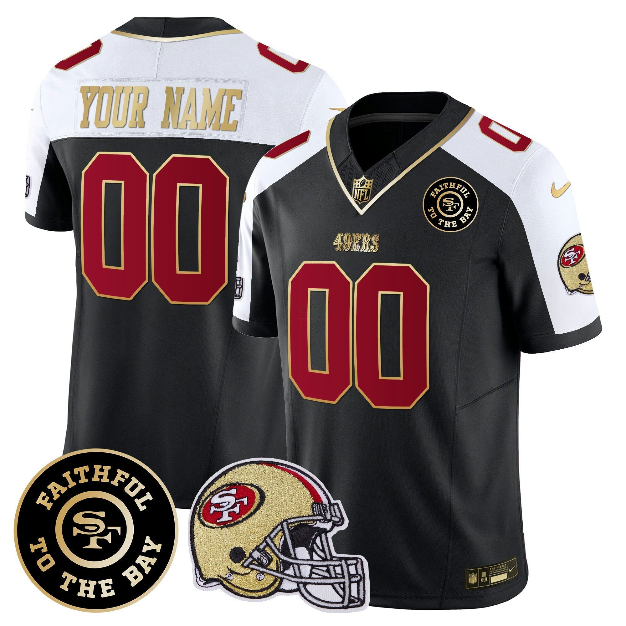 Camisa NFL Faithful To The Bay Patch Vapor Jersey V5