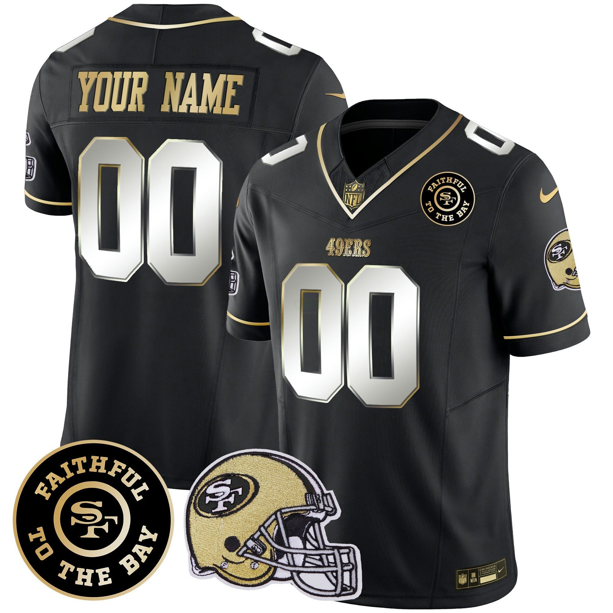 Camisa NFL Faithful To The Bay Patch Vapor Jersey V5