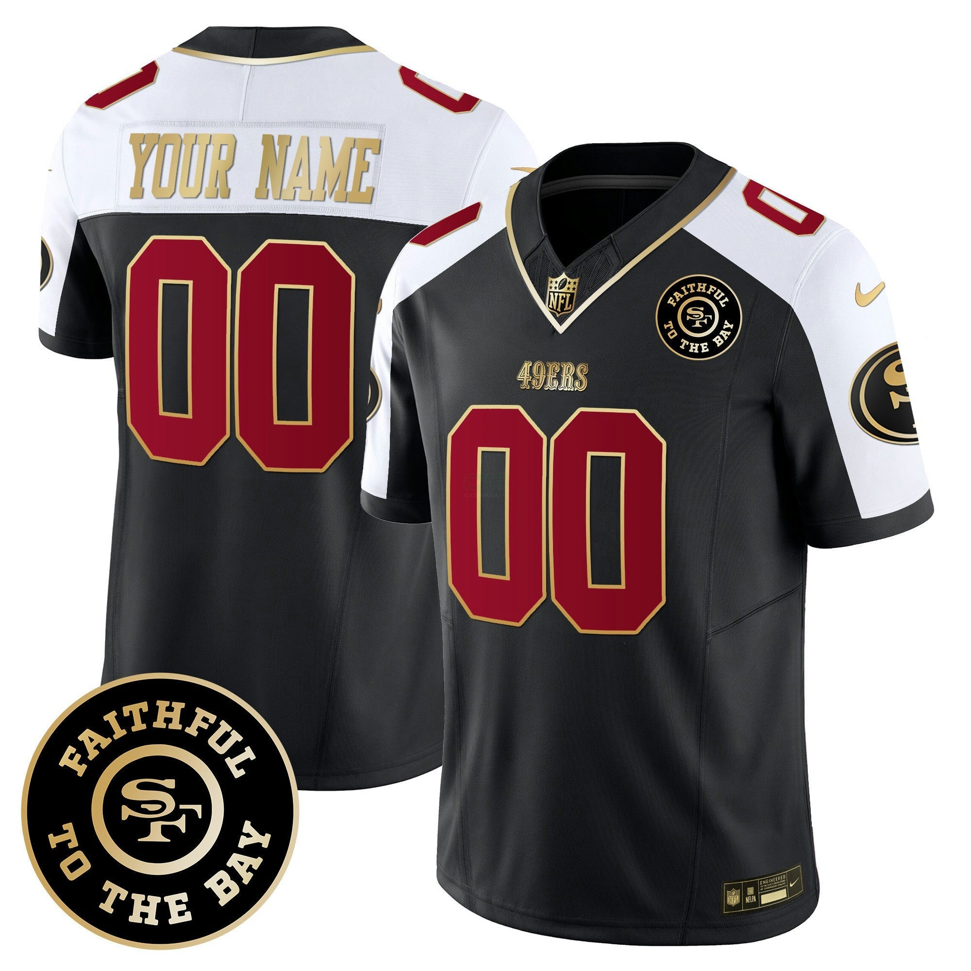 Camisa NFL Faithful To The Bay Patch Vapor Limited Jersey V6