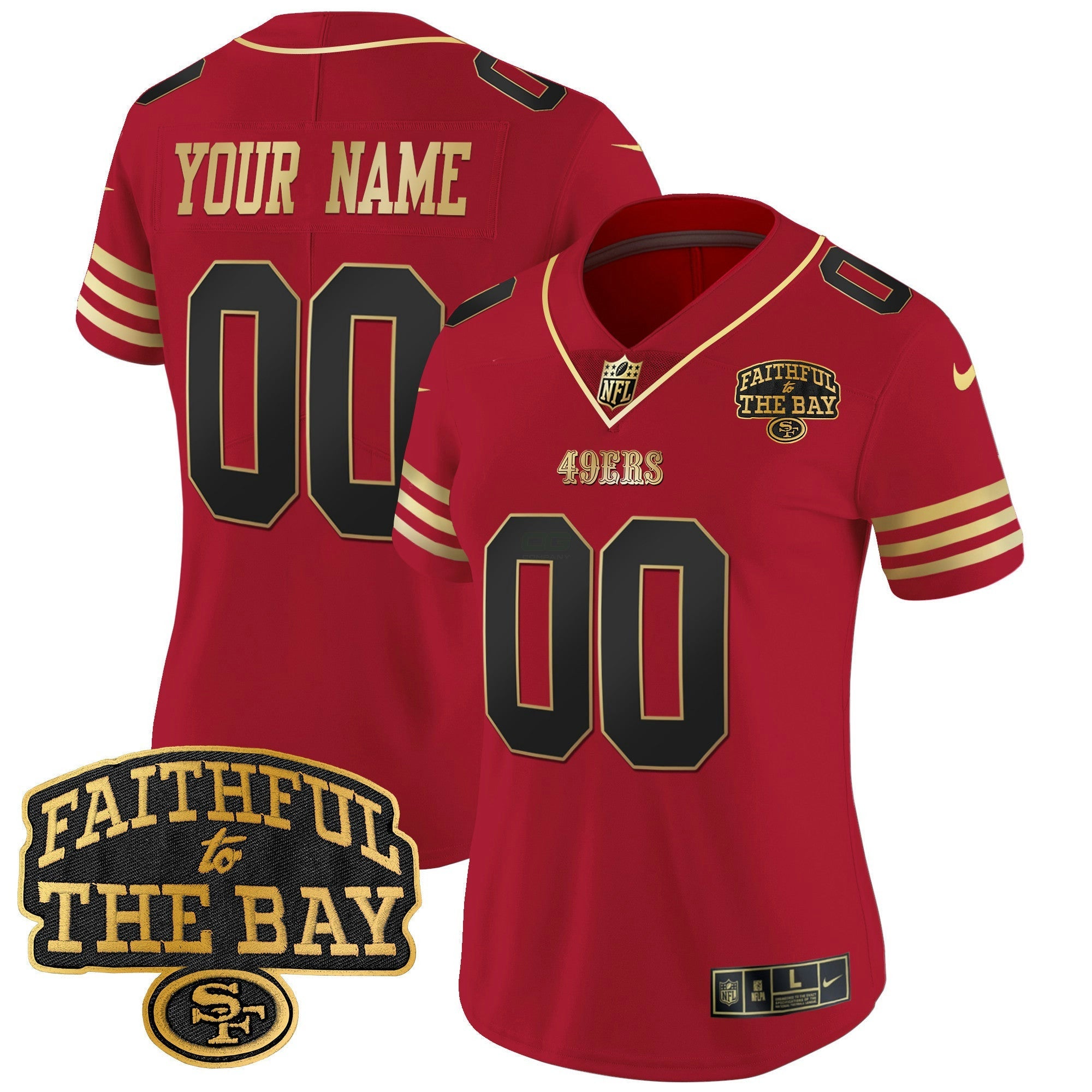 Camisa NFL Faithful To The Bay Patch Vapor Limited Jersey V8