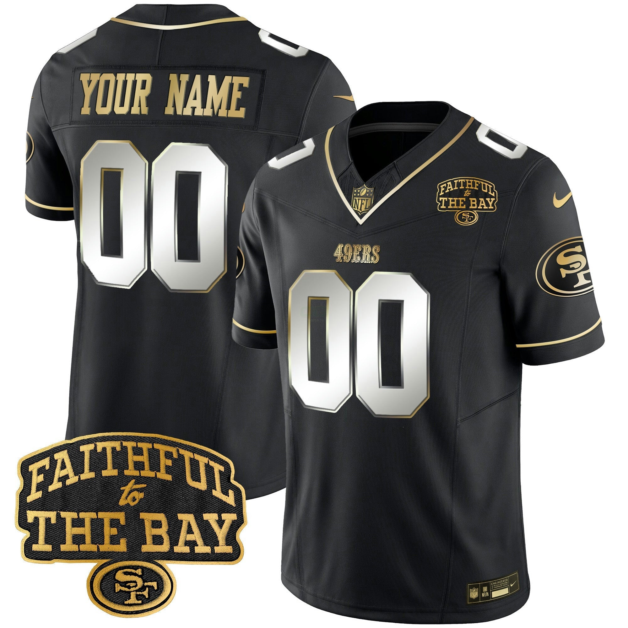 Camisa NFL Faithful To The Bay Patch Vapor Limited Jersey V8