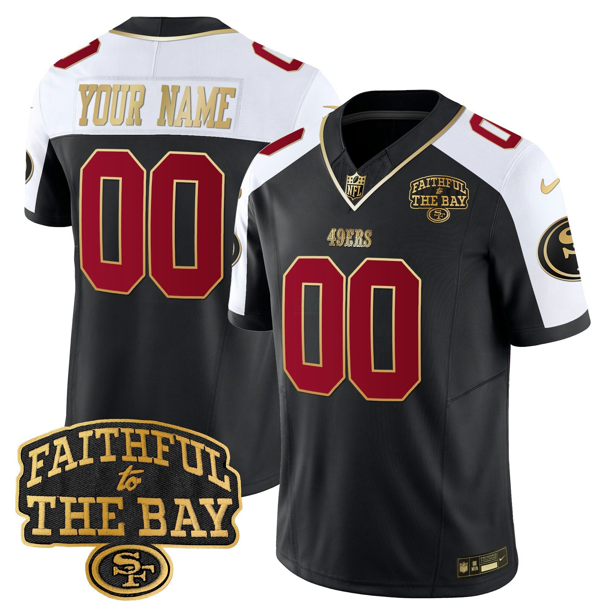 Camisa NFL Faithful To The Bay Patch Vapor Limited Jersey V8