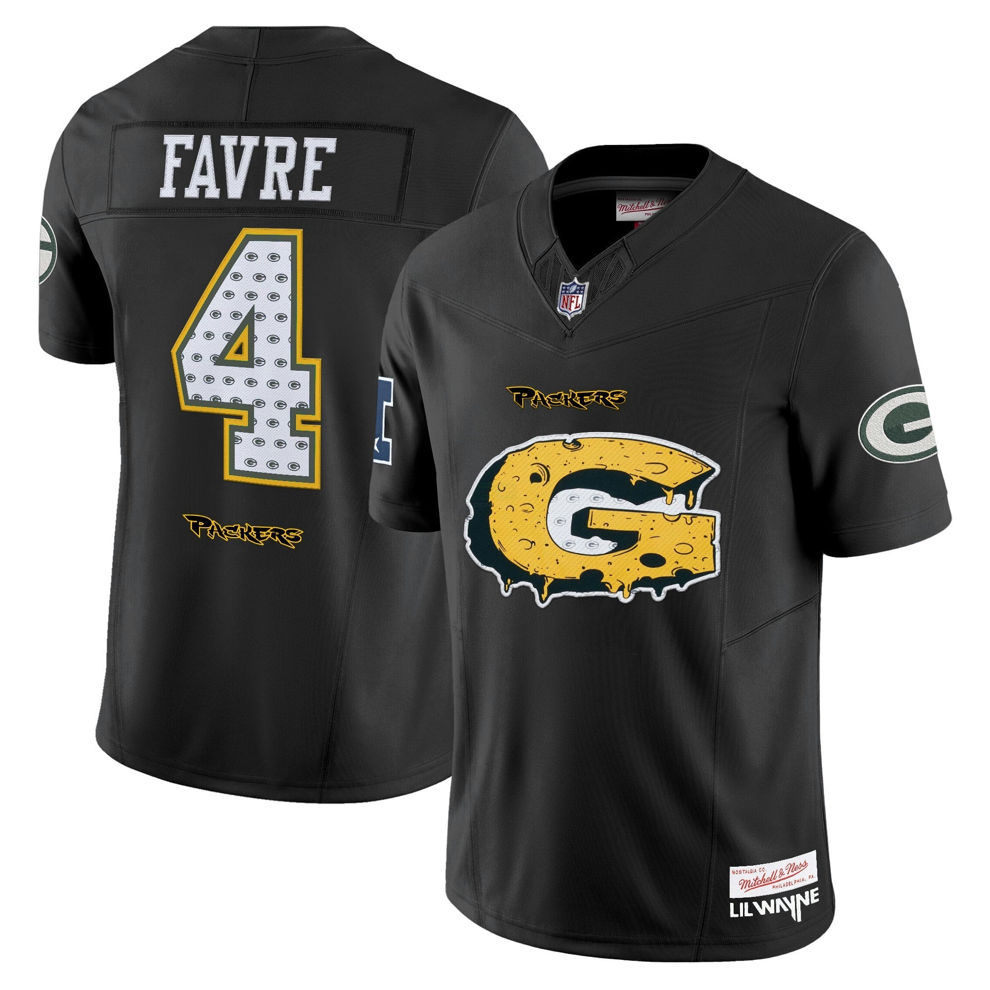 Camisa NFL Green Bay ‘Cheesehead’ x ‘Tha Carter VI’ Style Vapor Limited Jersey