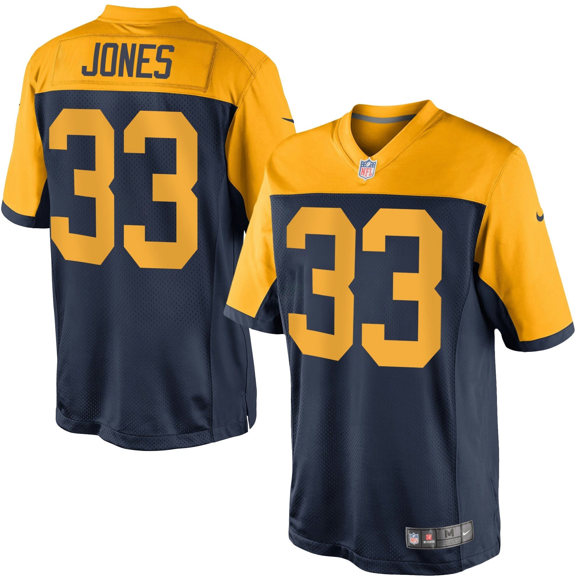 Camisa NFL Green Bay Throwback Azul Marinho Alternativa Jersey