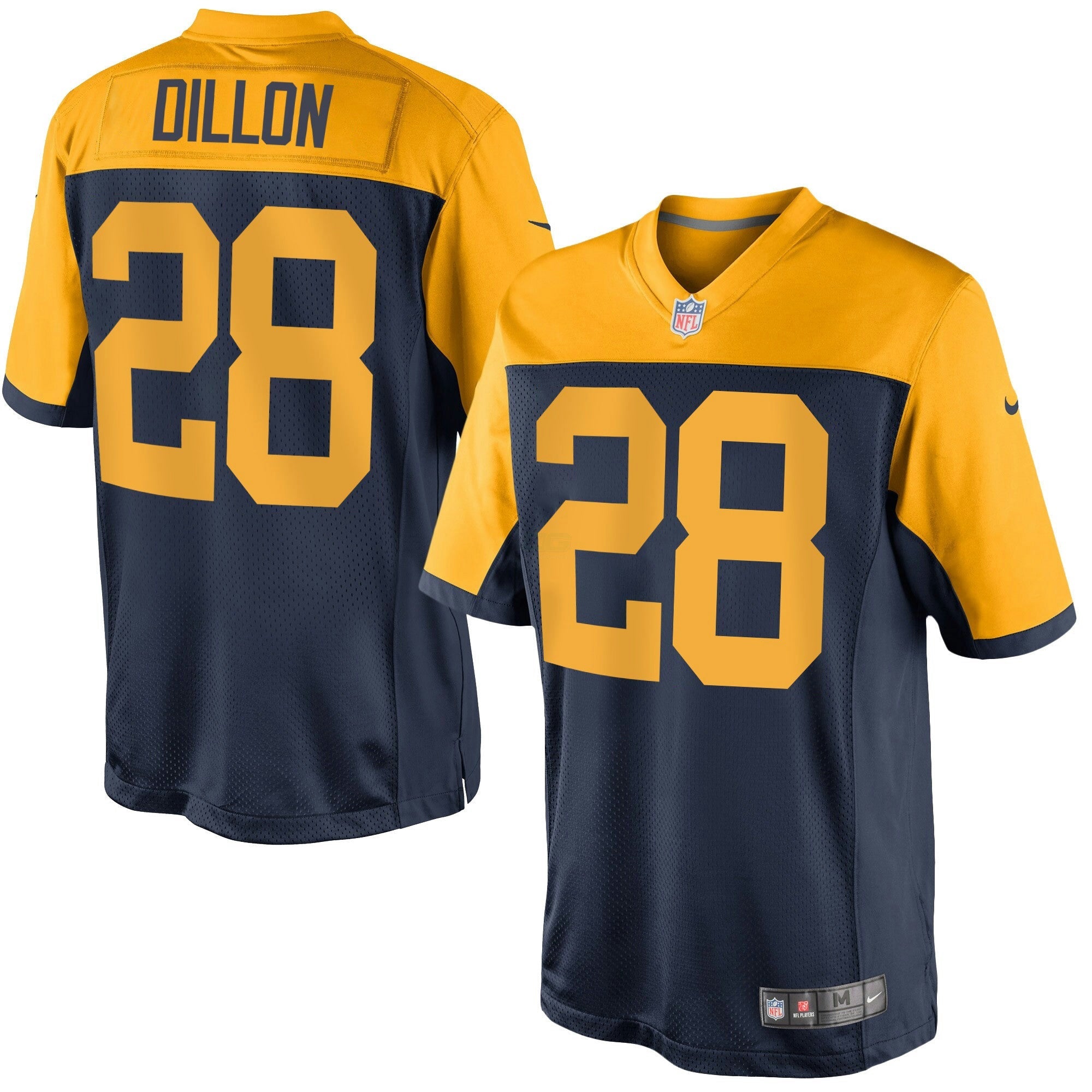 Camisa NFL Green Bay Throwback Azul Marinho Alternativa Jersey
