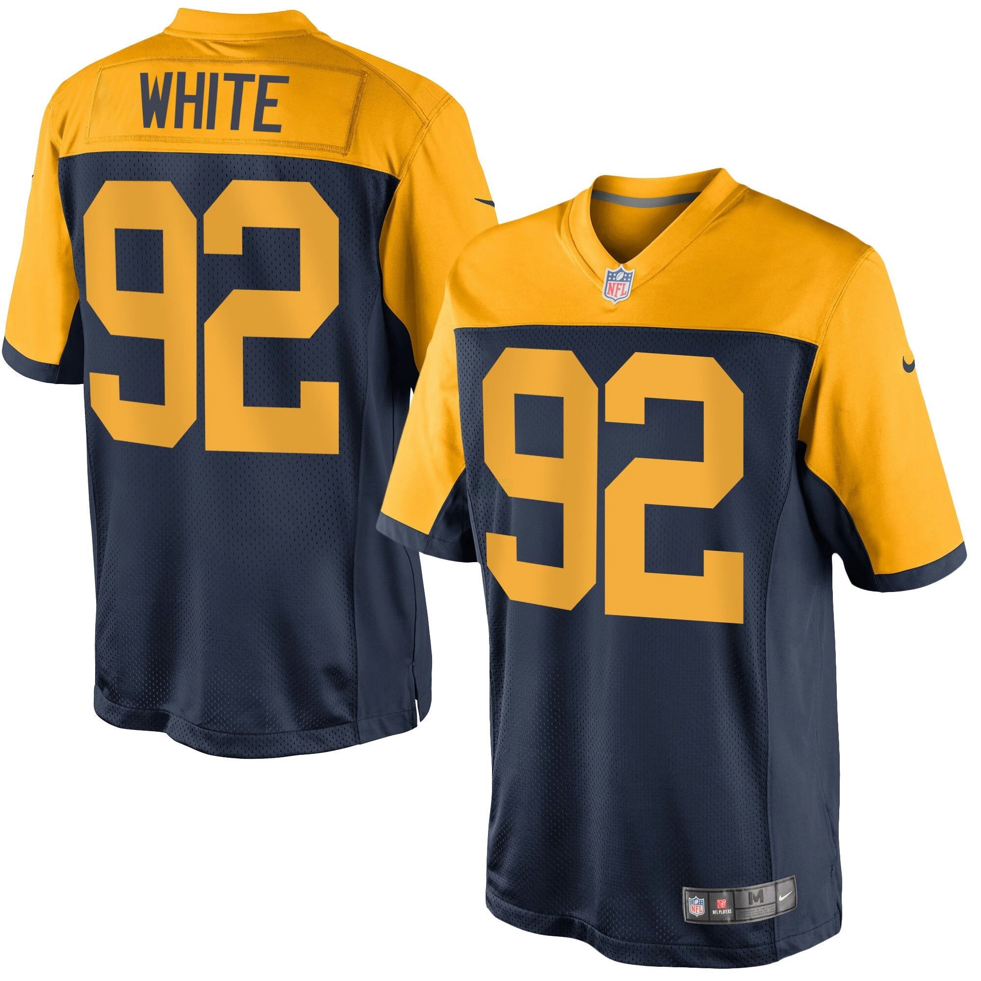 Camisa NFL Green Bay Throwback Azul Marinho Alternativa Jersey