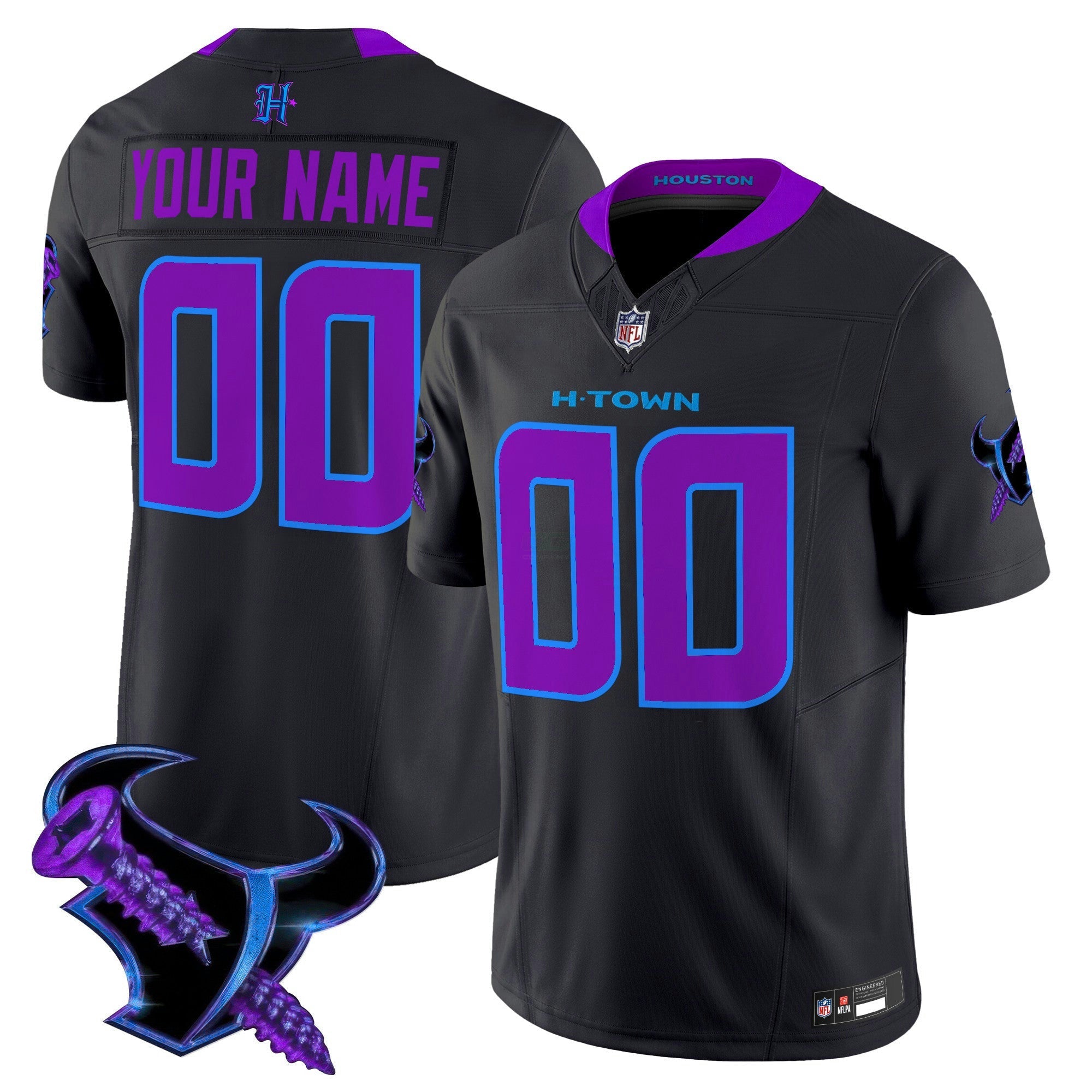 Camisa NFL Houston 2025 DJ Screw Vapor Limited Jersey