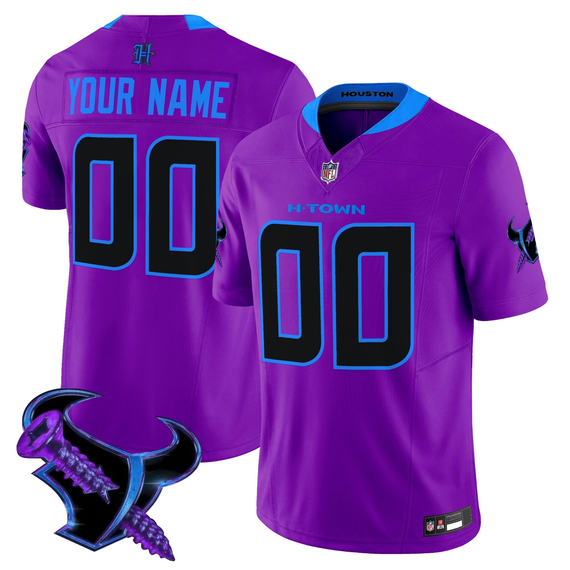 Camisa NFL Houston 2025 DJ Screw Vapor Limited Jersey